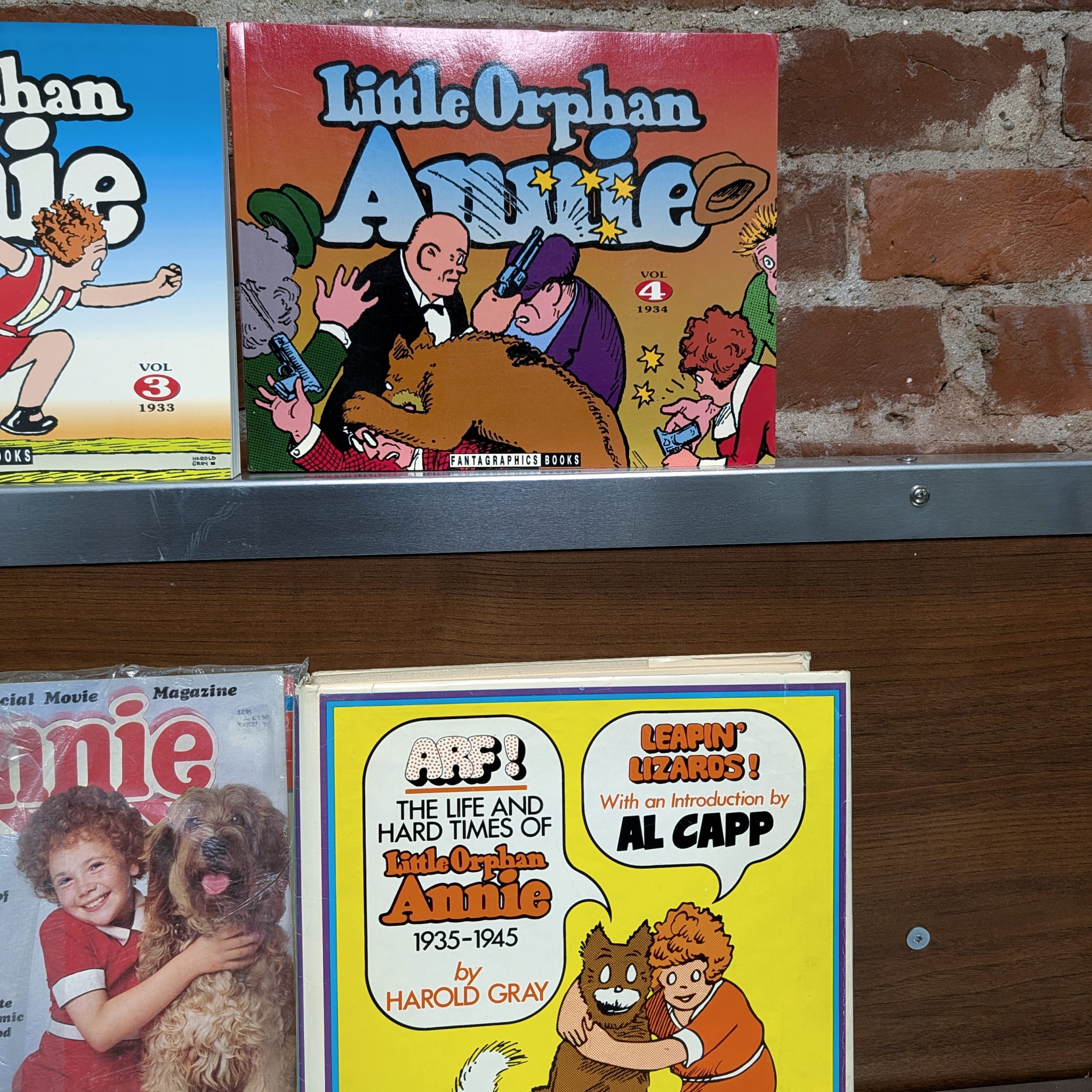 Little Orphan Annie Comic Lot+Fantagraphics+Big Little Books+HC+Magazine+Gray