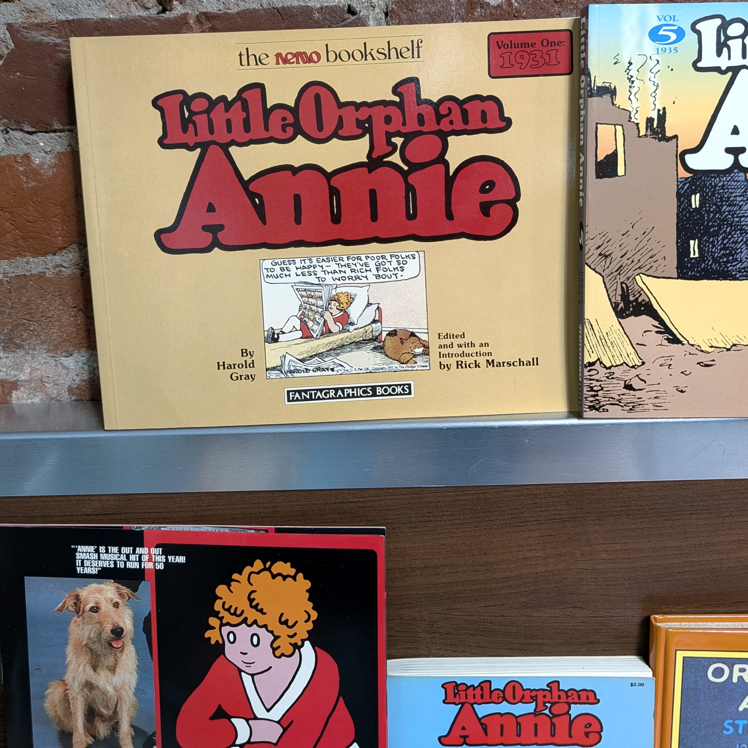 Little Orphan Annie Comic Lot+Fantagraphics+Big Little Books+HC+Magazine+Gray