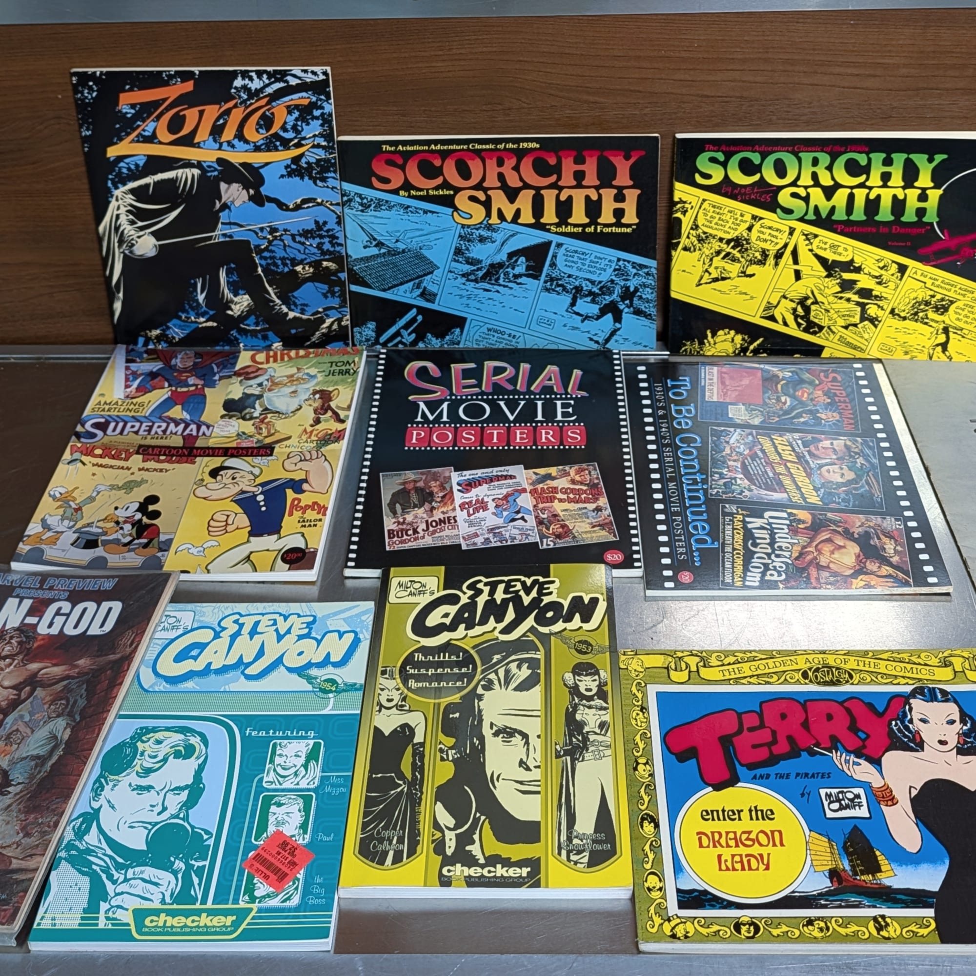 Milt Caniff Terry & Pirates+Steve Canyon Comic Lot+Zorro+Scorchy Smith+Felix