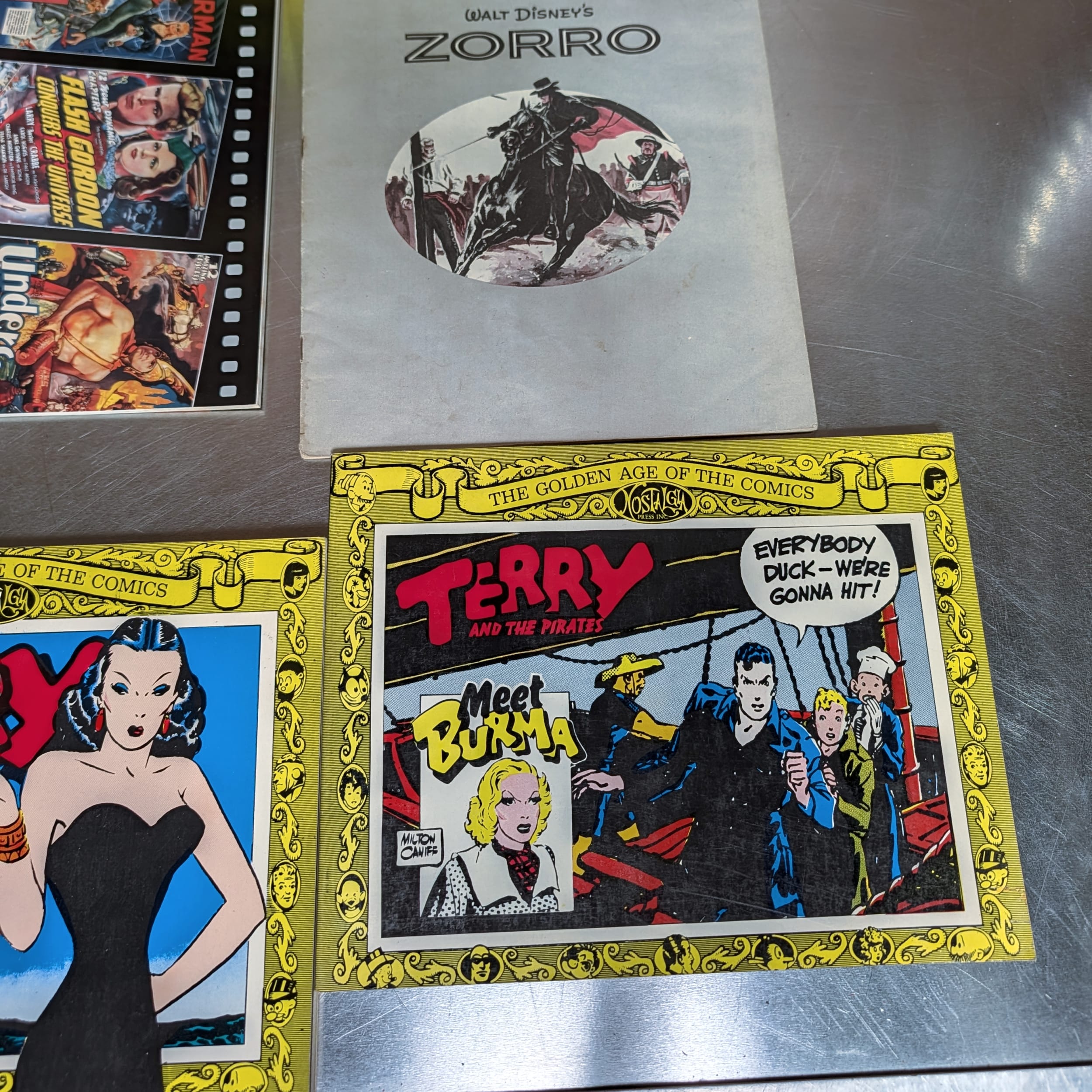 Milt Caniff Terry & Pirates+Steve Canyon Comic Lot+Zorro+Scorchy Smith+Felix