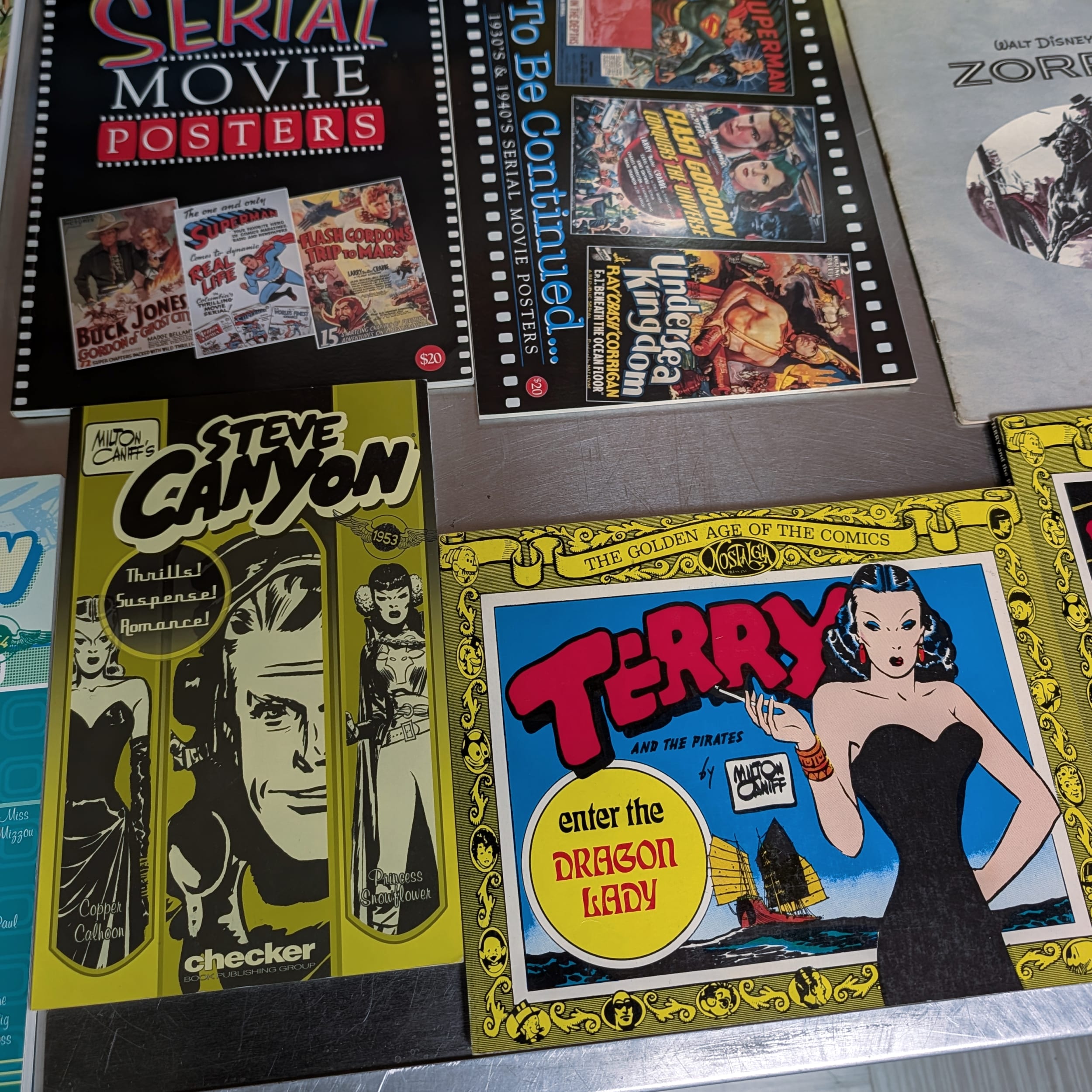 Milt Caniff Terry & Pirates+Steve Canyon Comic Lot+Zorro+Scorchy Smith+Felix