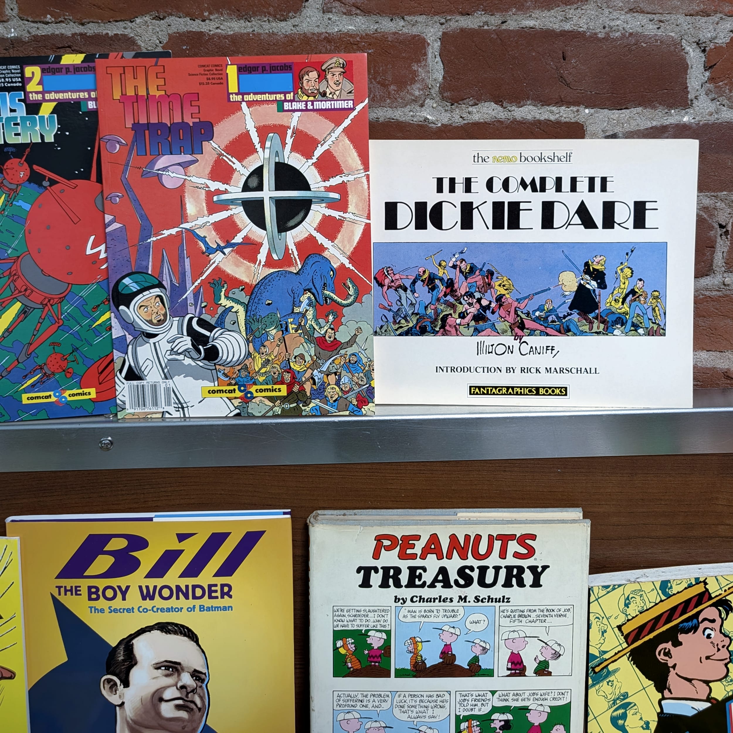 Vintage Comic Graphic Novel Lot:Peanuts+Lil Abner+Mandrake+Gasoline Alley+Bill