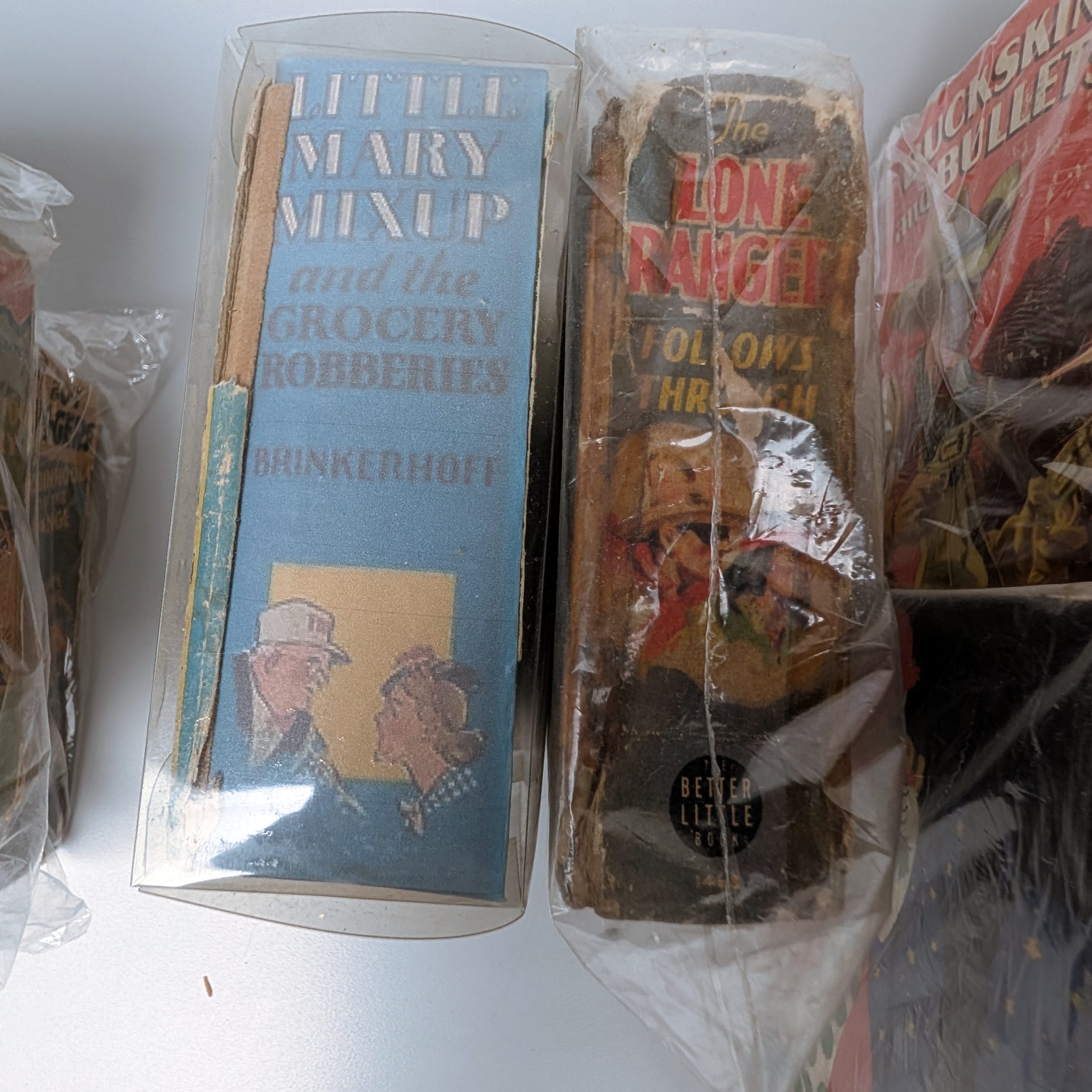 Vintage Big Little Books Lot+Lone Ranger+Dick Tracy+Tarzan+Popeye+Roy Rogers