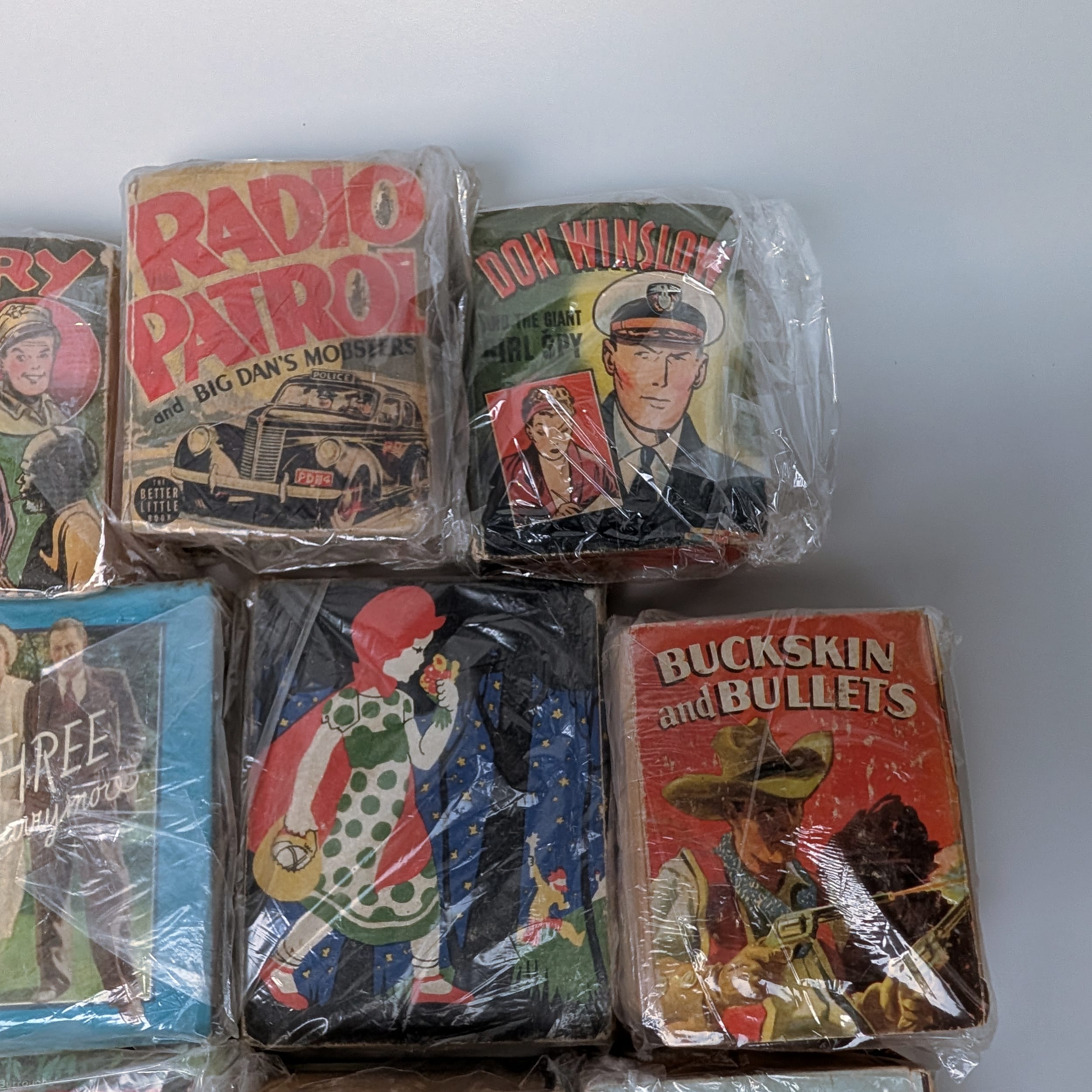 Vintage Big Little Books Lot+Lone Ranger+Dick Tracy+Tarzan+Popeye+Roy Rogers