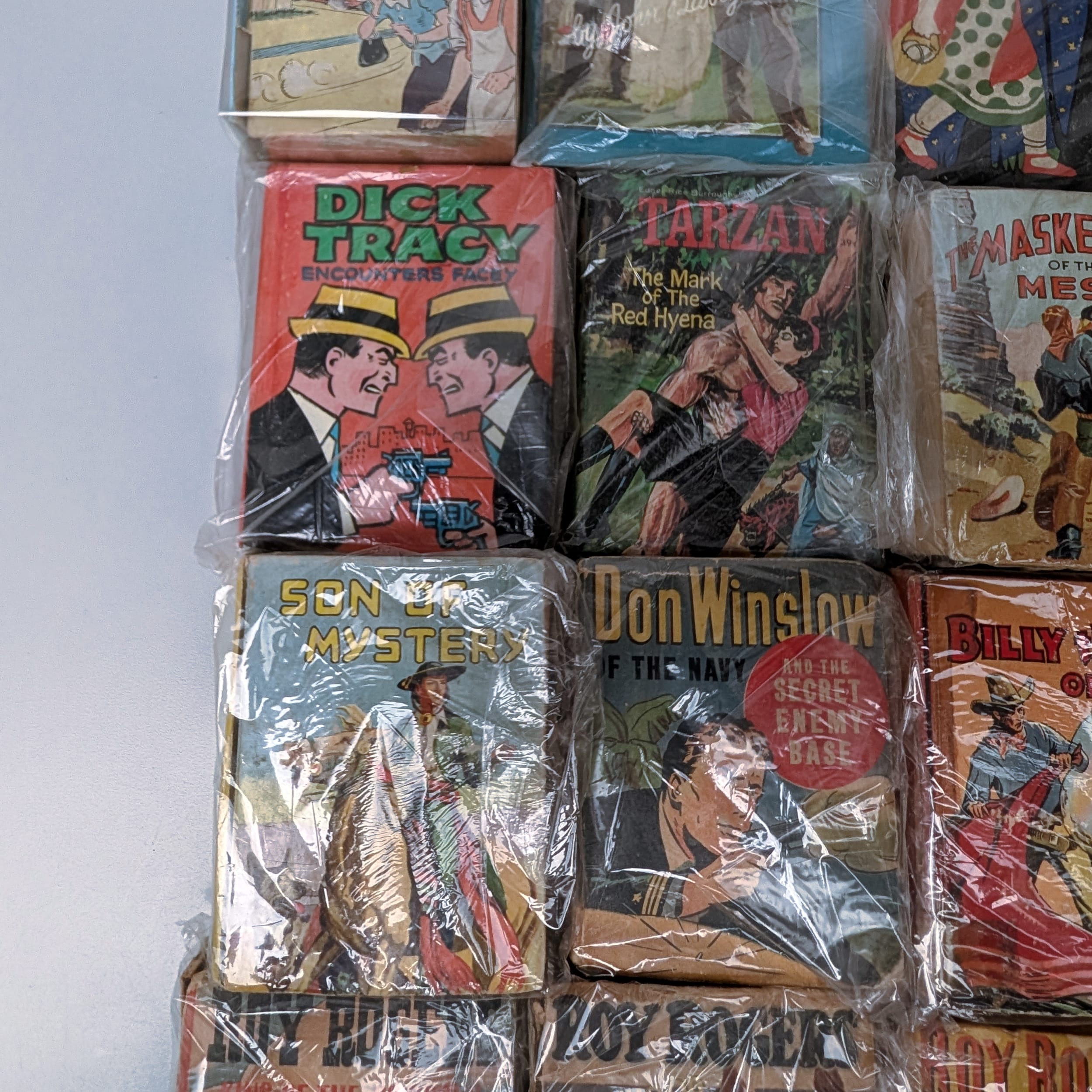 Vintage Big Little Books Lot+Lone Ranger+Dick Tracy+Tarzan+Popeye+Roy Rogers