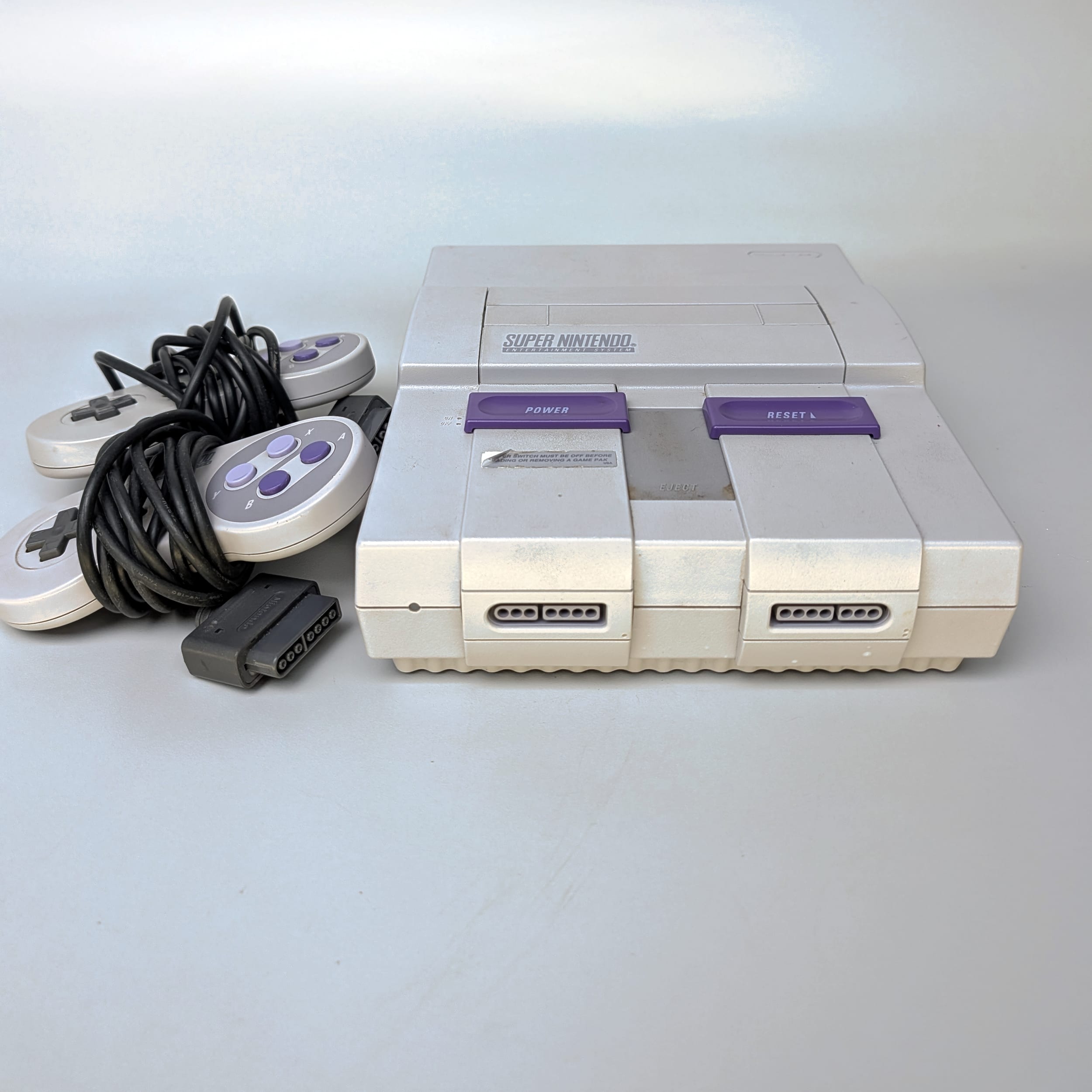 Super Nintendo SNES SNS-001 OEM Console+Controller Parts/Repair AS IS 🎮