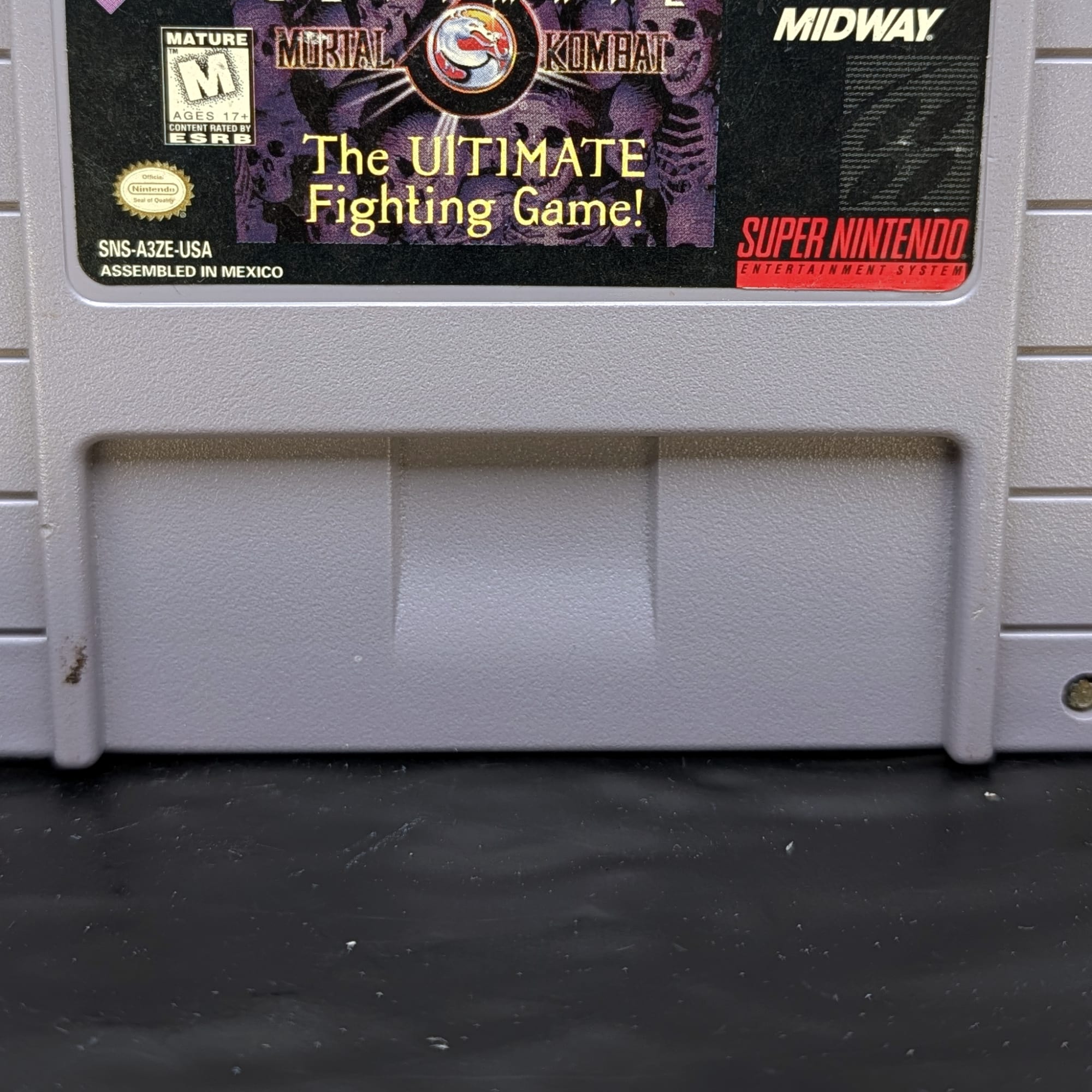 Ultimate Mortal Kombat 3 SNES Super Nintendo 1996 Cartridge SNS-A3ZE-USA 🎮