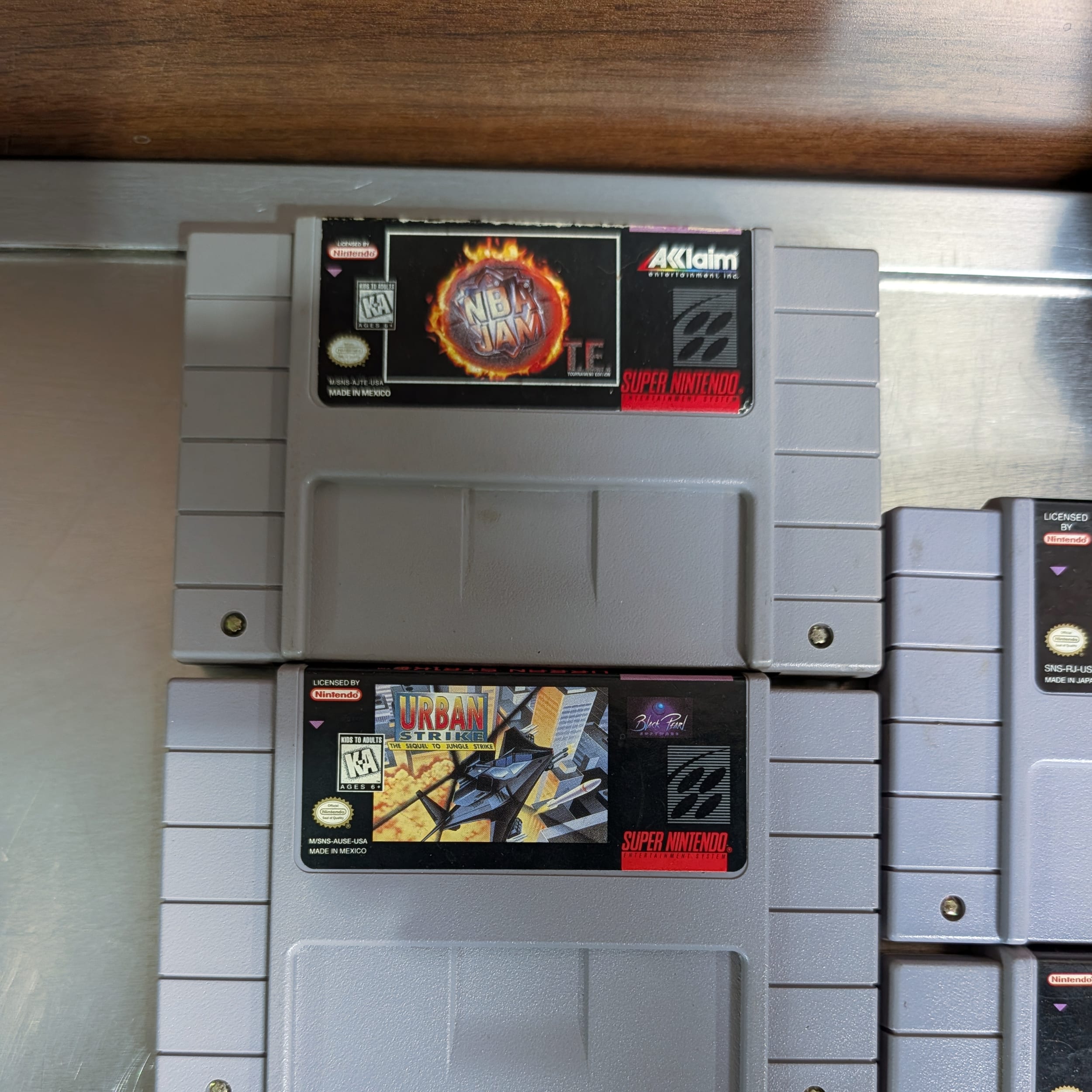 SNES Super Nintendo 29 Game Lot+Mario World+All-Stars+MK3+SF2 Turbo+Doom