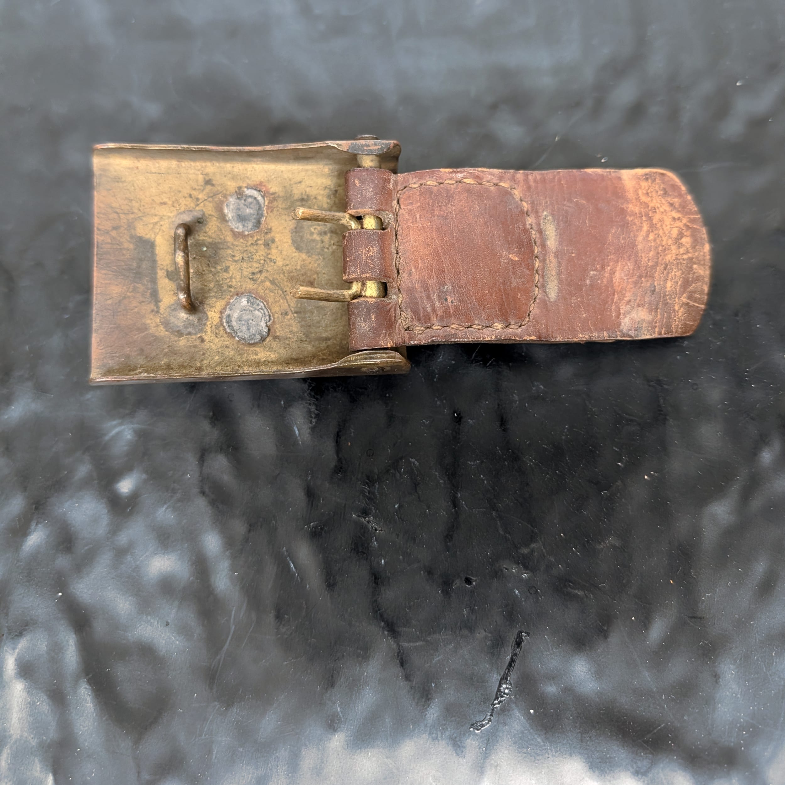 German Wurttemburg Furchtlos Und Trew Belt Buckle Early 1870 WWI WWII Old