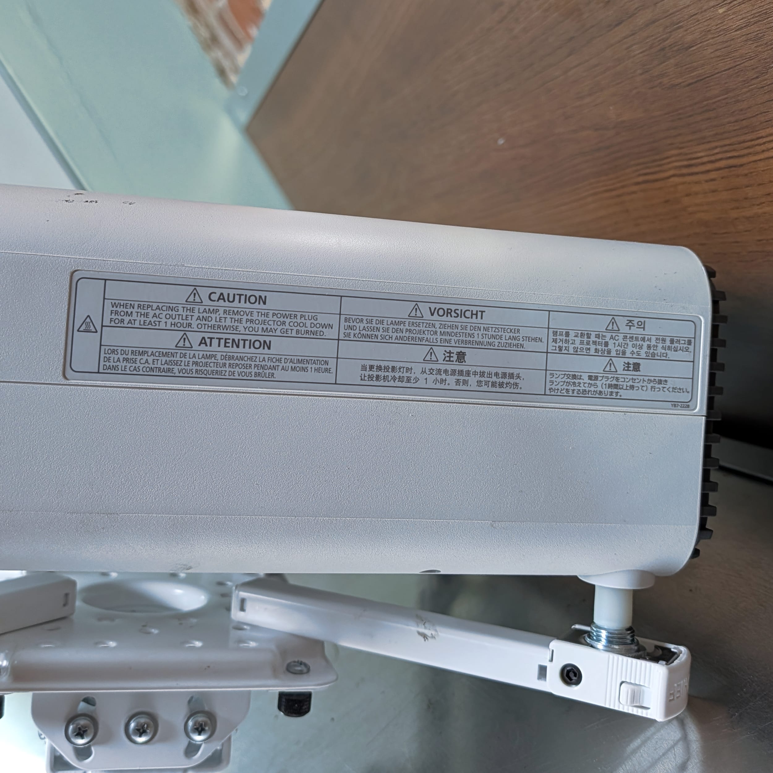 Canon WUX500 Projector Low Hours +Remote +Chief Mount +HDMI +HDBaseT π₯