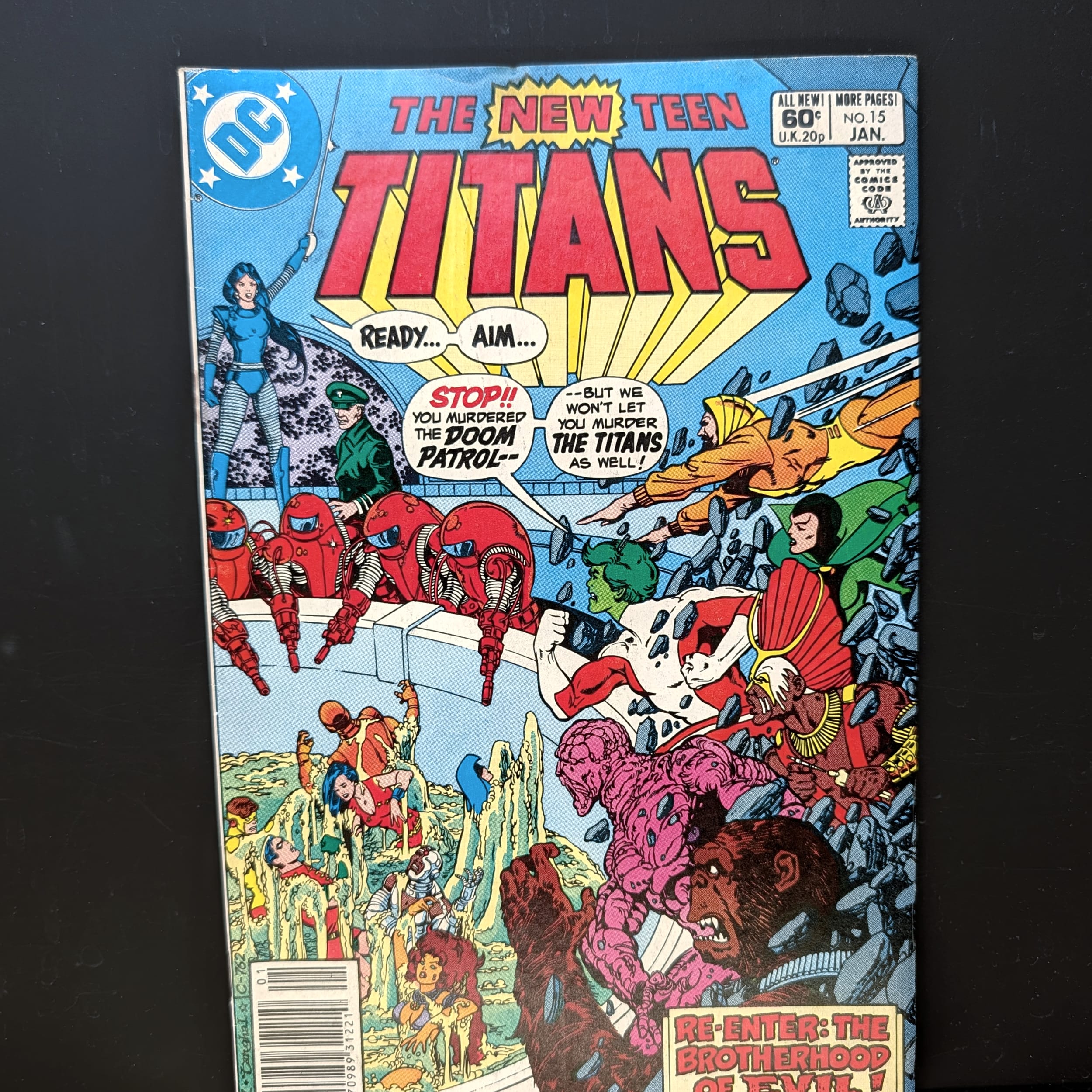 New Teen Titans Comic Lot DC Wolfman+Perez+Deathstroke+Raven+Brother Blood