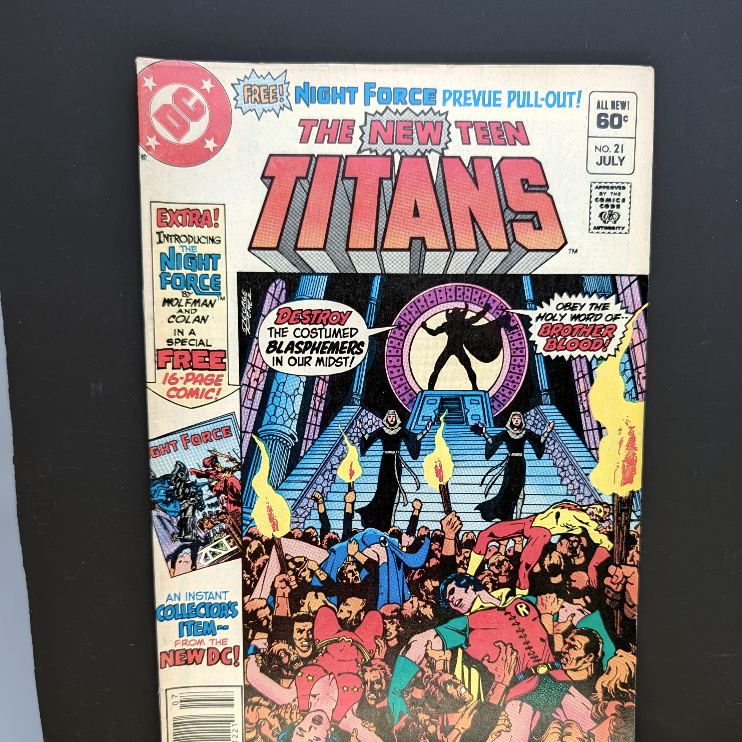 New Teen Titans Comic Lot DC Wolfman+Perez+Deathstroke+Raven+Brother Blood