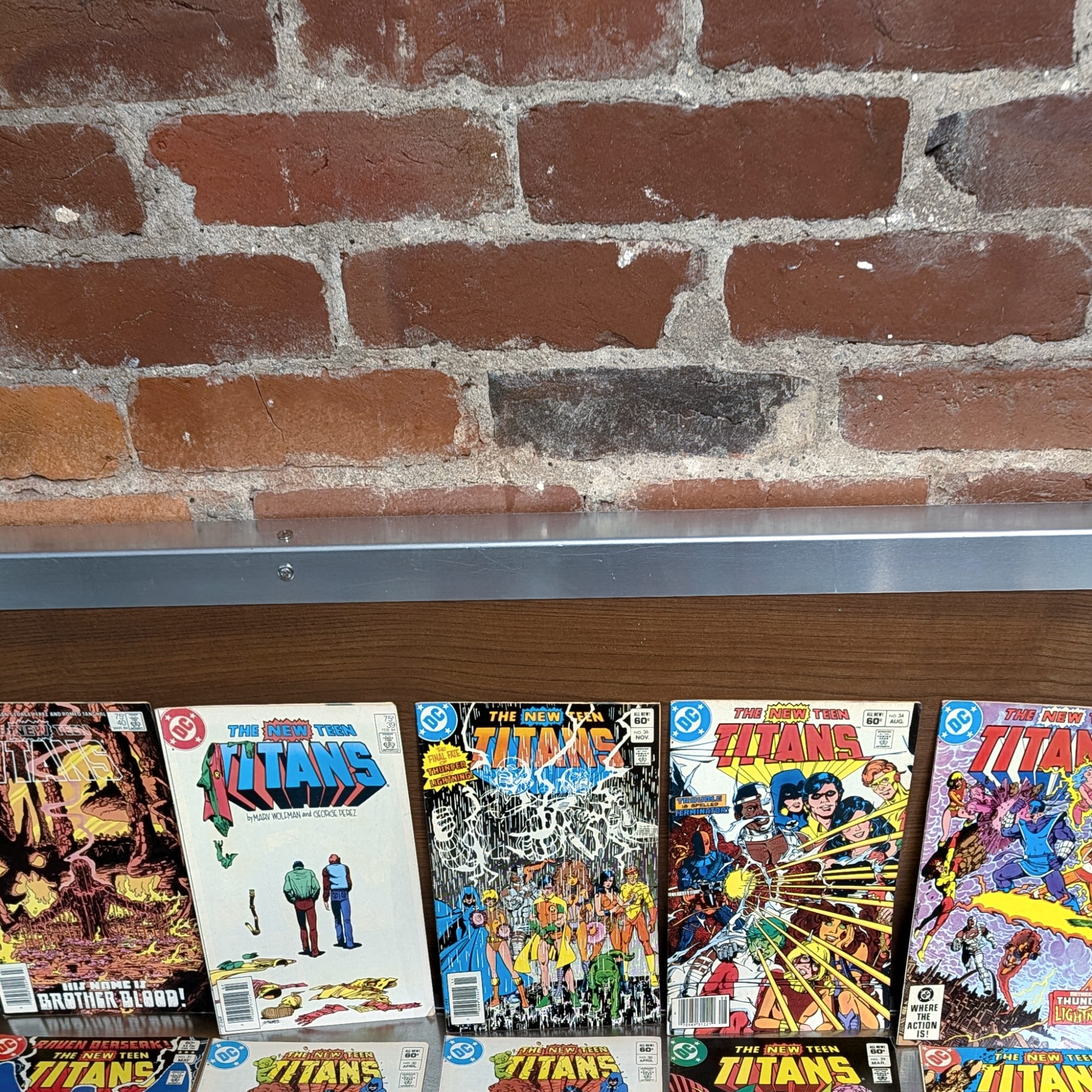 New Teen Titans Comic Lot DC Wolfman+Perez+Deathstroke+Raven+Brother Blood