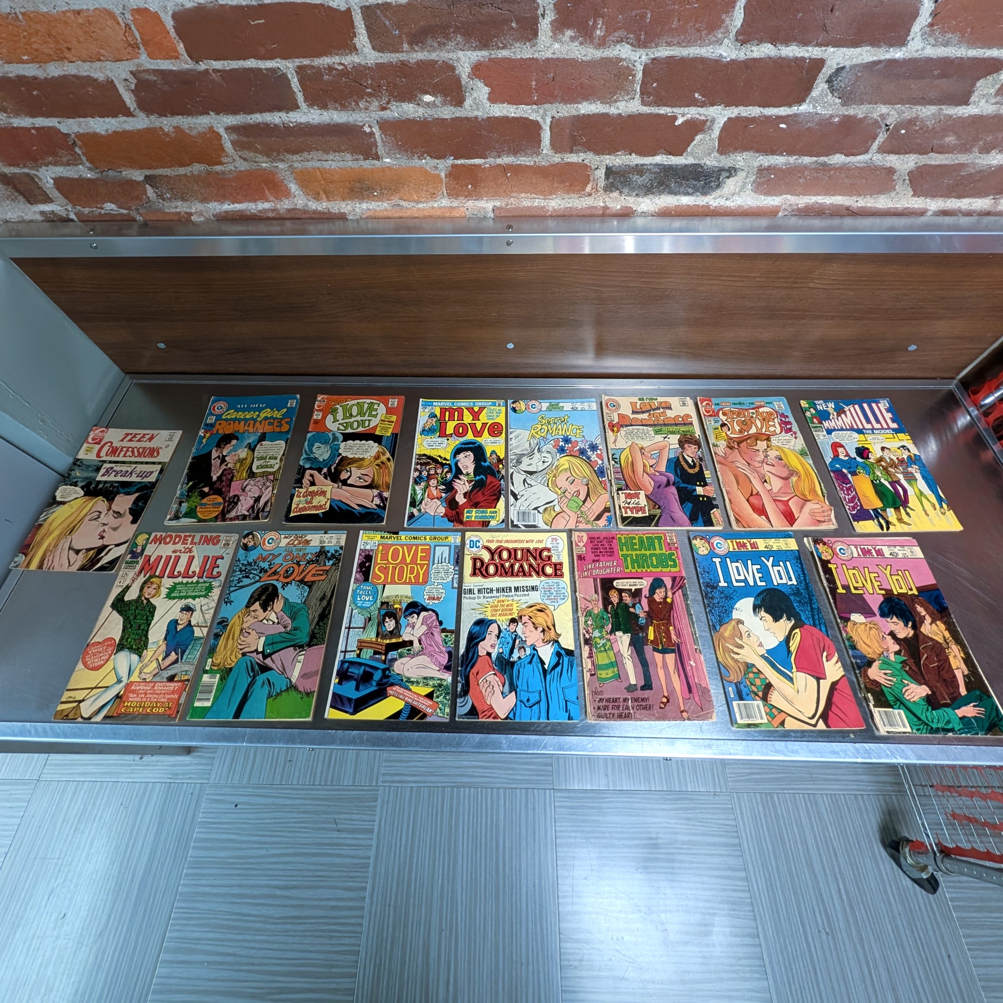 Marvel DC Charlton Romance Comic Lot My Love+I Love You+Heart Throbs+Millie