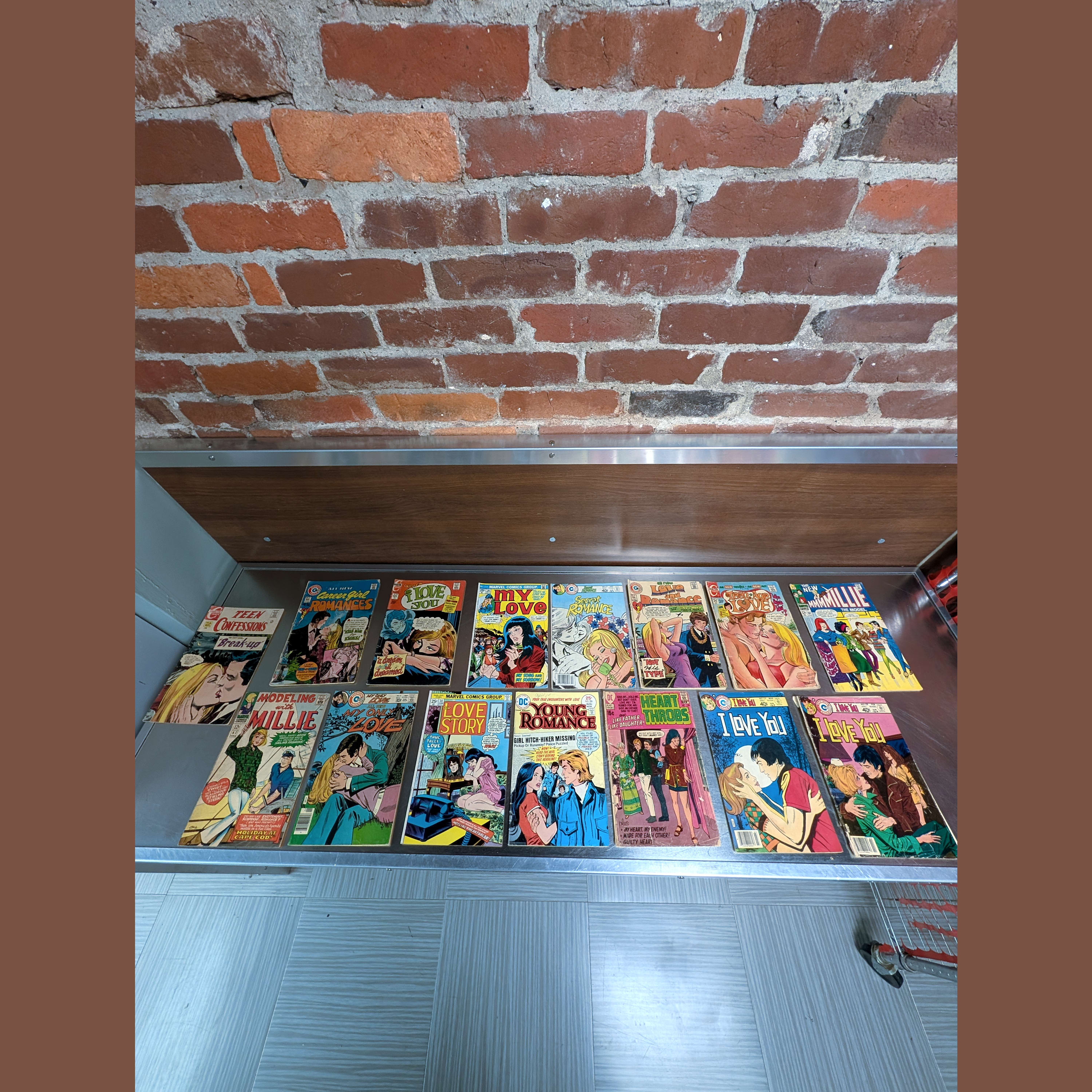 Marvel DC Charlton Romance Comic Lot My Love+I Love You+Heart Throbs+Millie