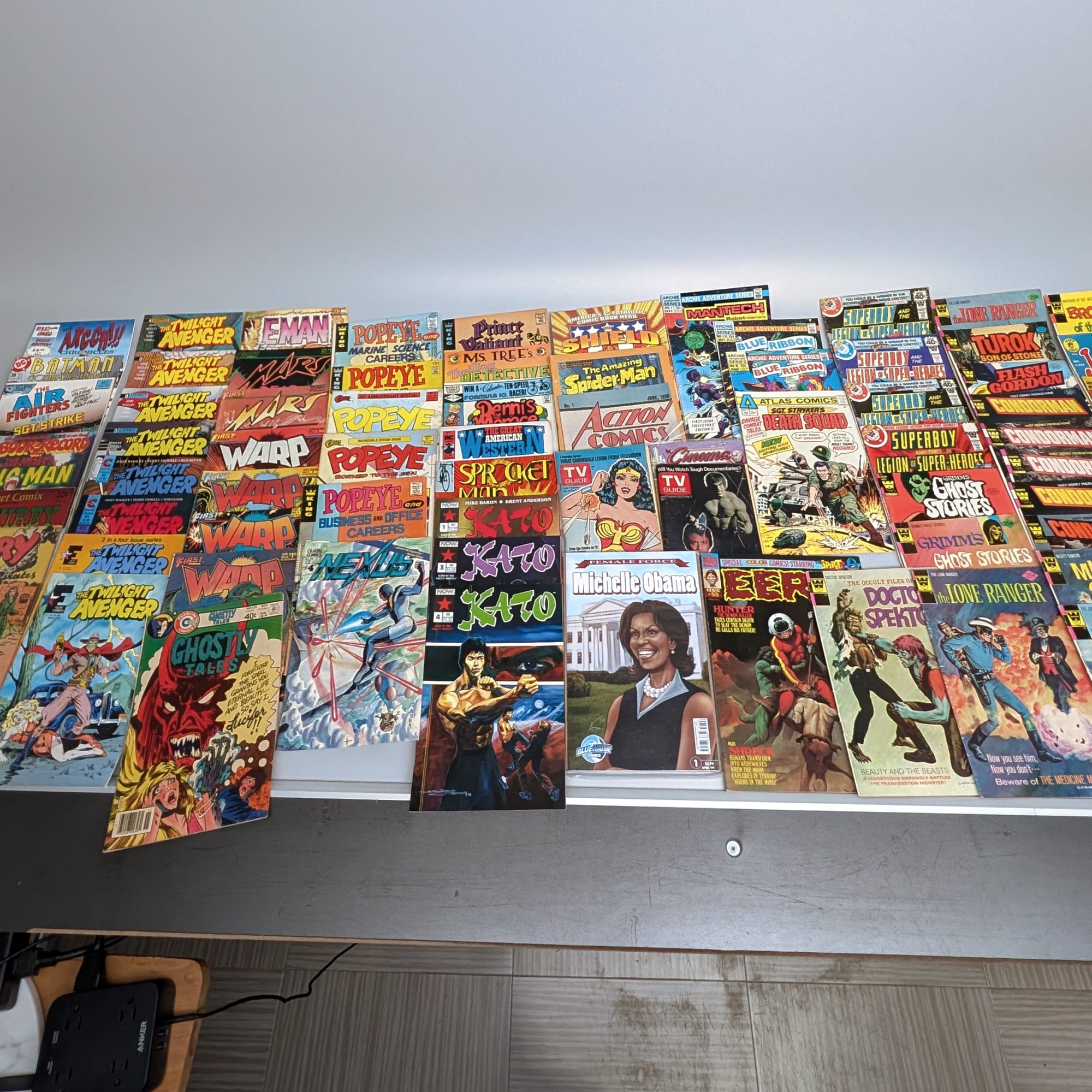 Comic Book Lot Vintage DC+Marvel+Archie+Spider-Man+Action+Popeye+Lone Ranger