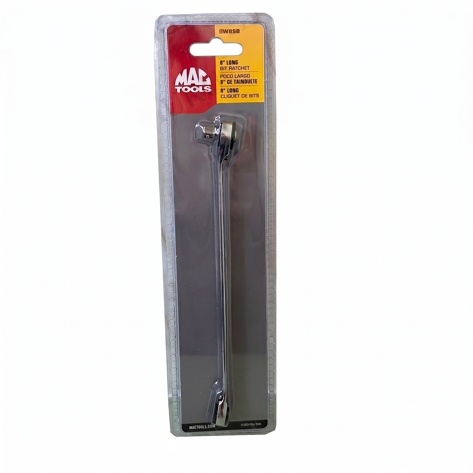 Vim Tools 8" Dual-Sided Bit Ratchet 1/4" & 5/16" Hex, Extra Long, 1 Pc — view 1
