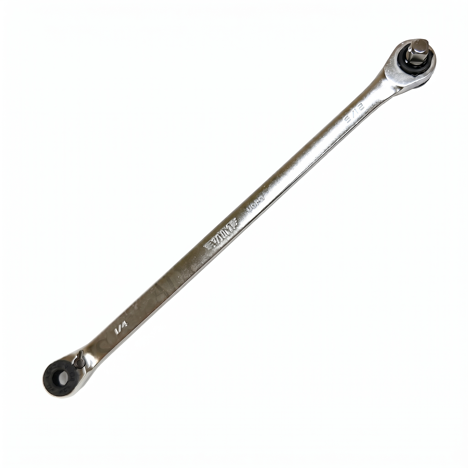 Vim Tools HBR8 Micro Bit Ratchet, 1/4 & 5/16 Hex, 1/4 Sq Drive, Reversible, 1 Pc