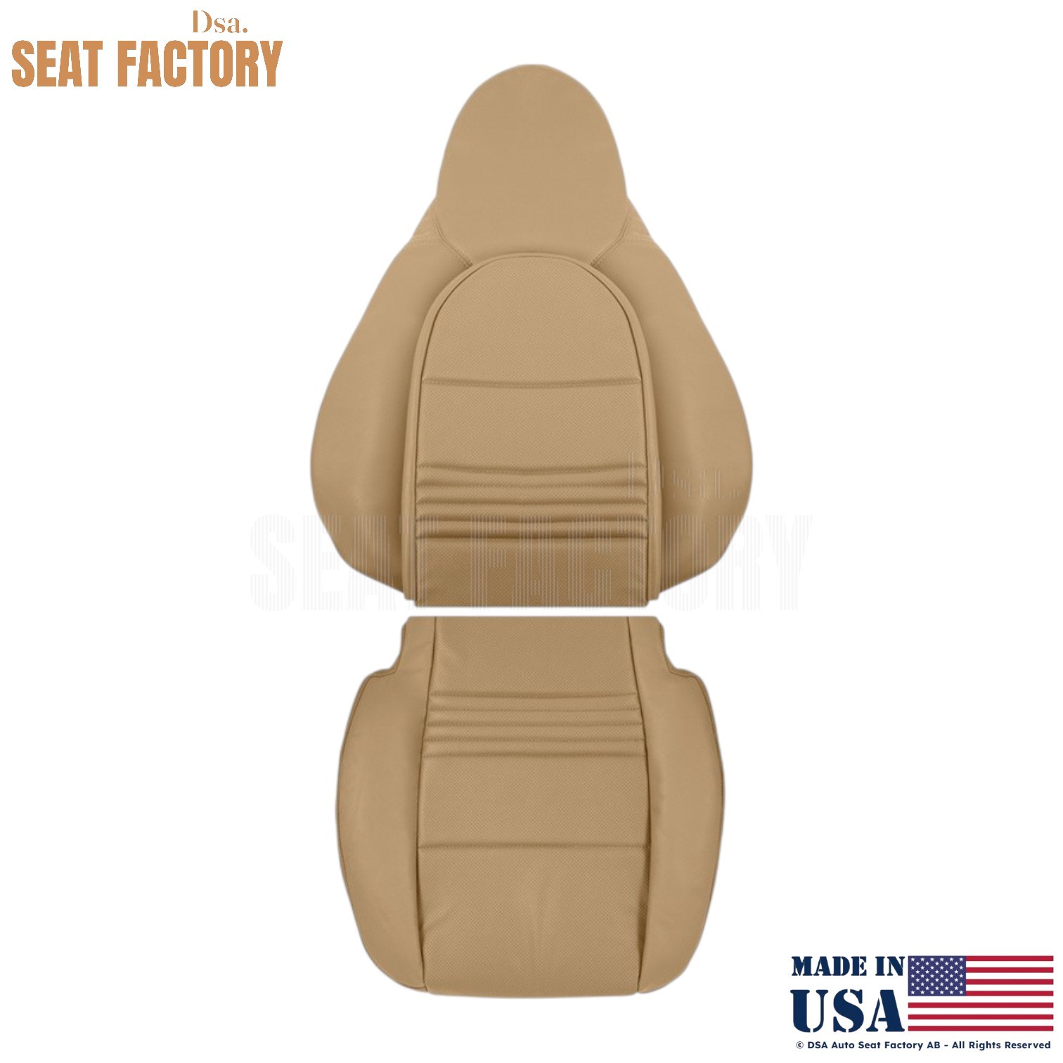 1998-2005 Fits Porsche 911 Passenger Side Replacement  Covers - Leather Savanna