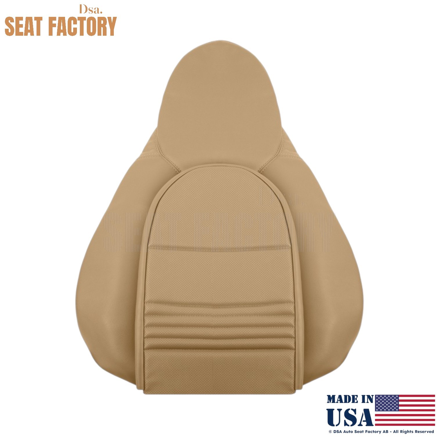 1998-2005 Fits Porsche 911 Passenger Top Replacement Cover-Leather Savanna Beige