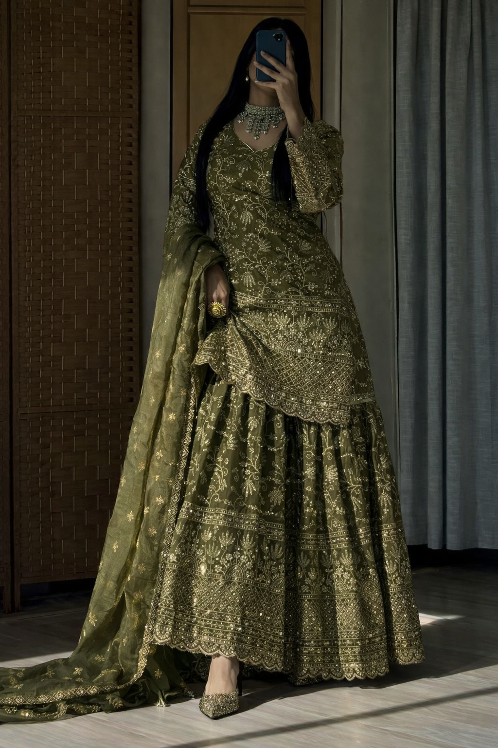 Pakistani Salwar Kameez Ready To Wear Fancy Palazzo Suit Party Bollywood Wedding