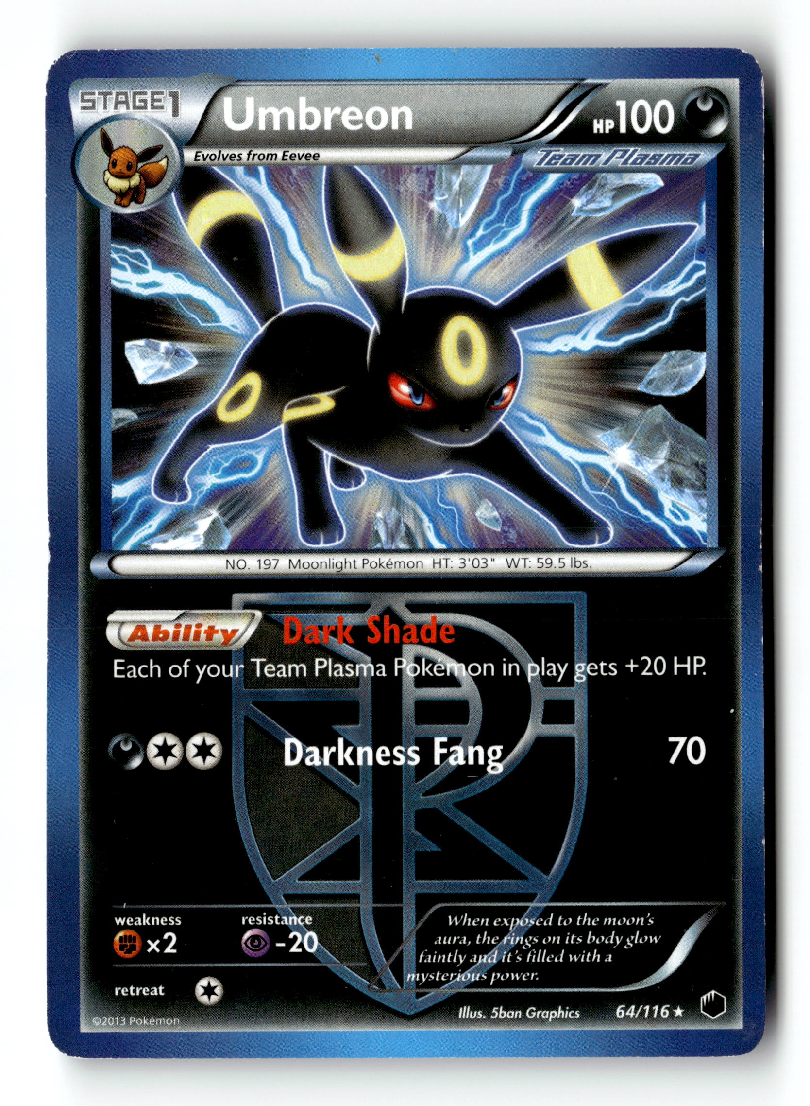 Pokemon Card Umbreon - 64/116 LP Deck Exclusives 64/116