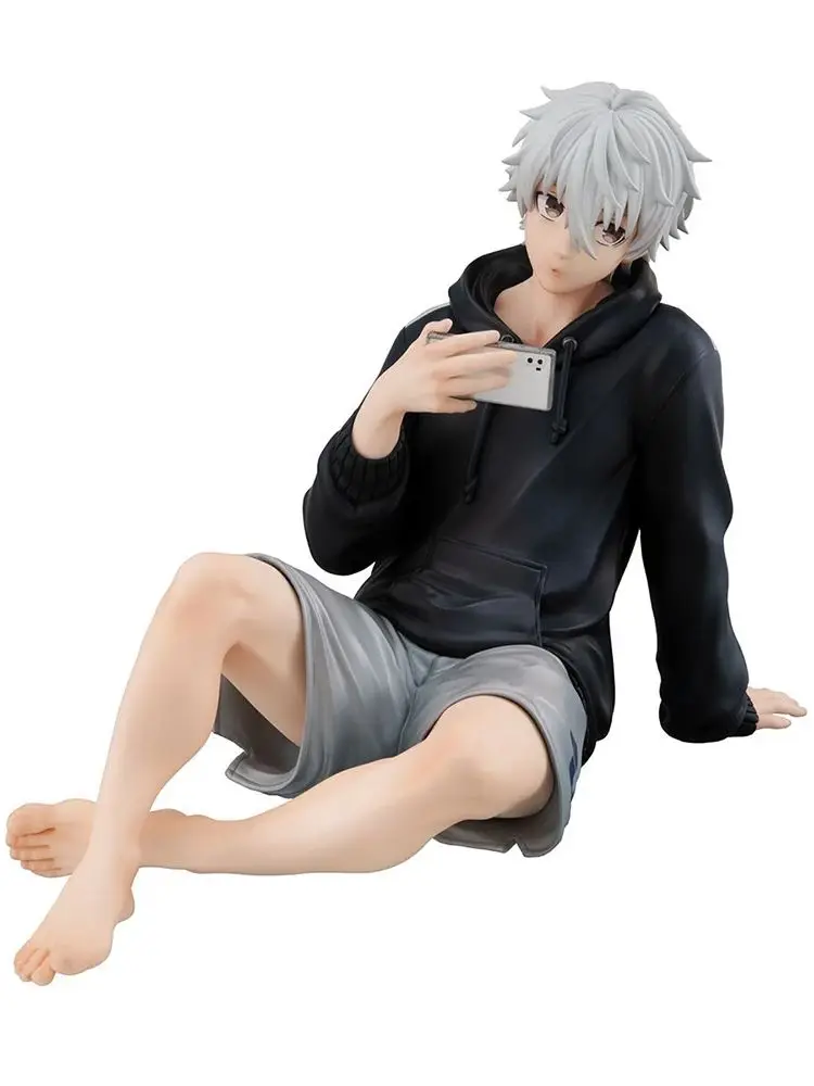 9cm Seishiro Nagi Anime Figure Sitting Model Collectible PVC Desktop Decor