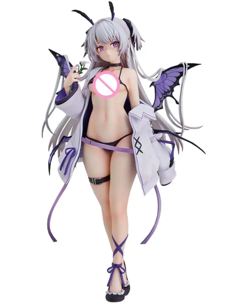 Anime Bechuania Butterfly Girl PVC Action Figure 18cm Desktop Ornament