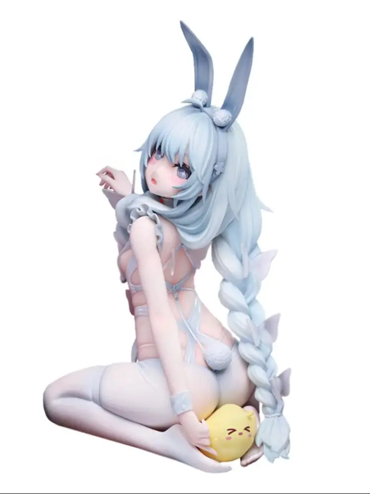 Anime MNF Le Malin Bunny Figure 13cm Sitting Pose Model Collectible Toy