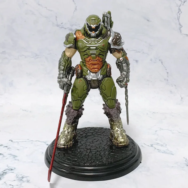 Doom Slayer Eternal 21CM Action Figure PVC Model Anime Collectible Toy Gift
