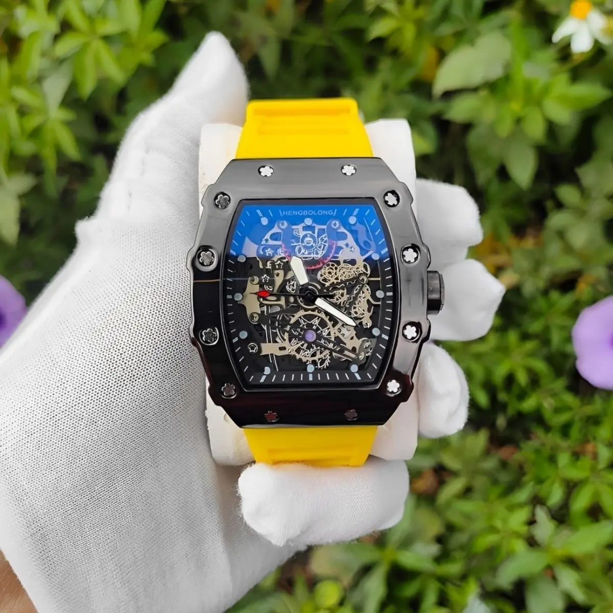 Quartz Watch for Men Automatic Self-Wind Waterproof Casual Style