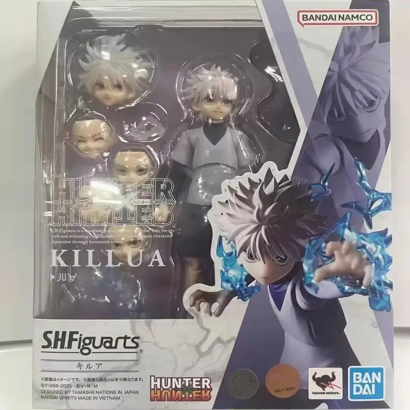 In Stock Bandai SHF Hunter X Hunter Killua Zoldyck Gon Action Figure Model