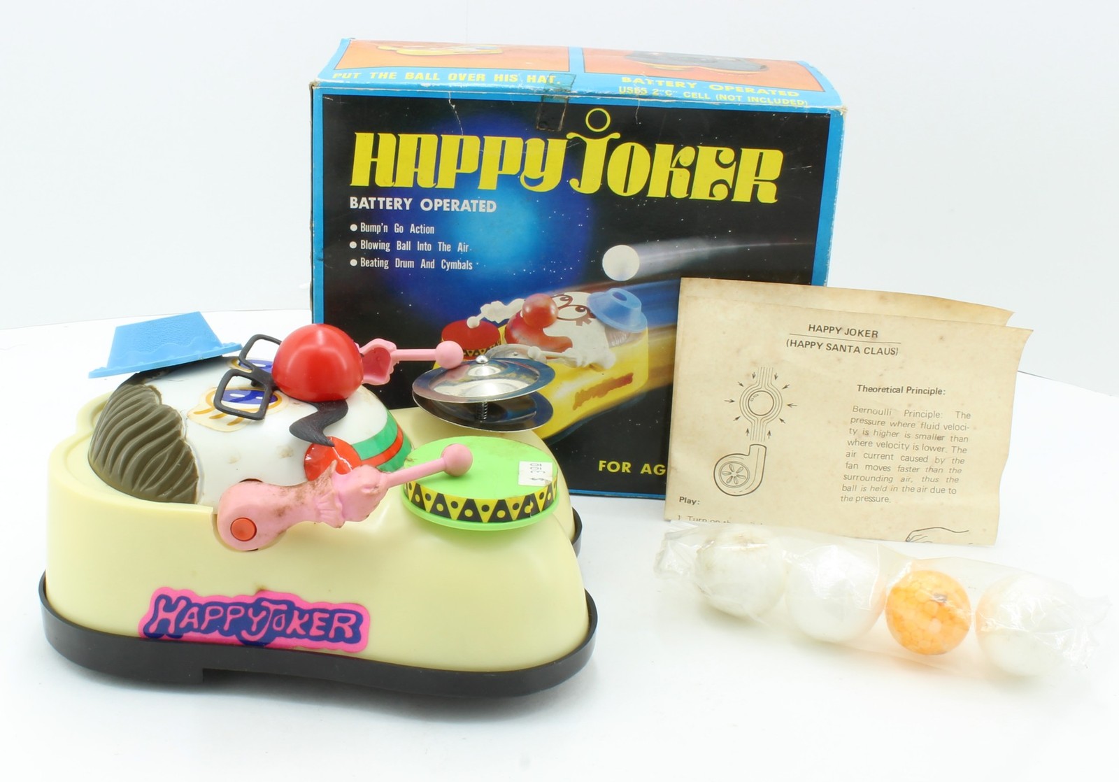 Happy Joker - Battery Operated Vintage Toy