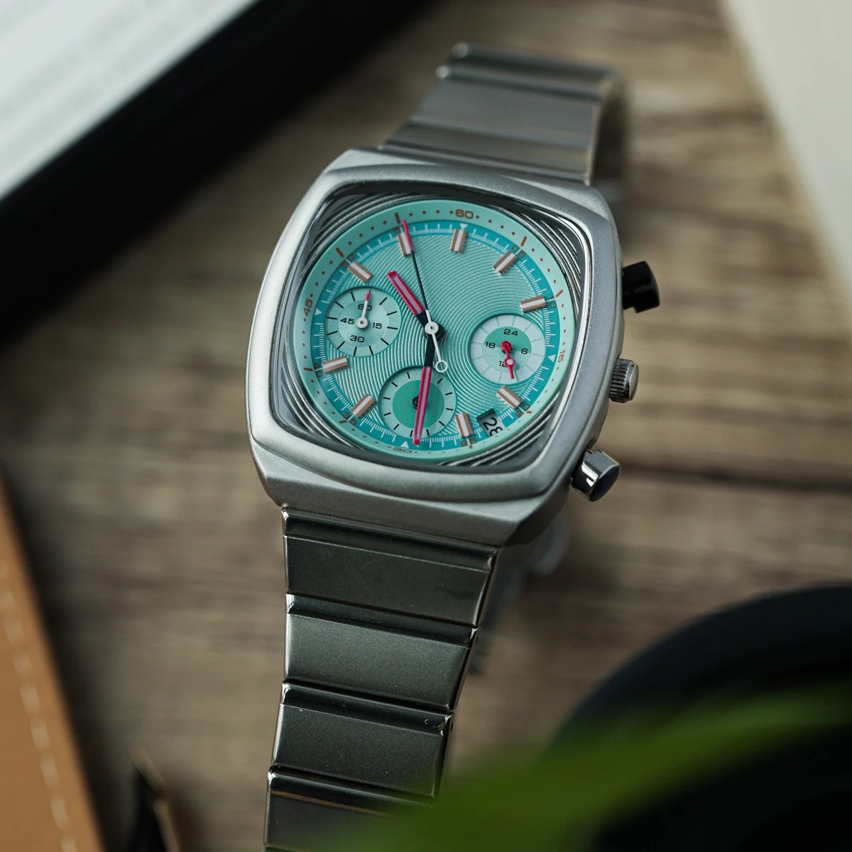 New Men Luxury Quartz Automatic Watch Stainless Steel Band Wristwatch For Mens