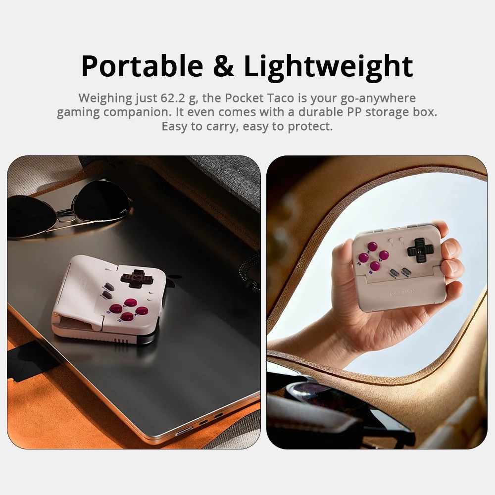 GameSir Pocket Taco Mobile Controller – Bluetooth Retro Gamepad for Android/iOS