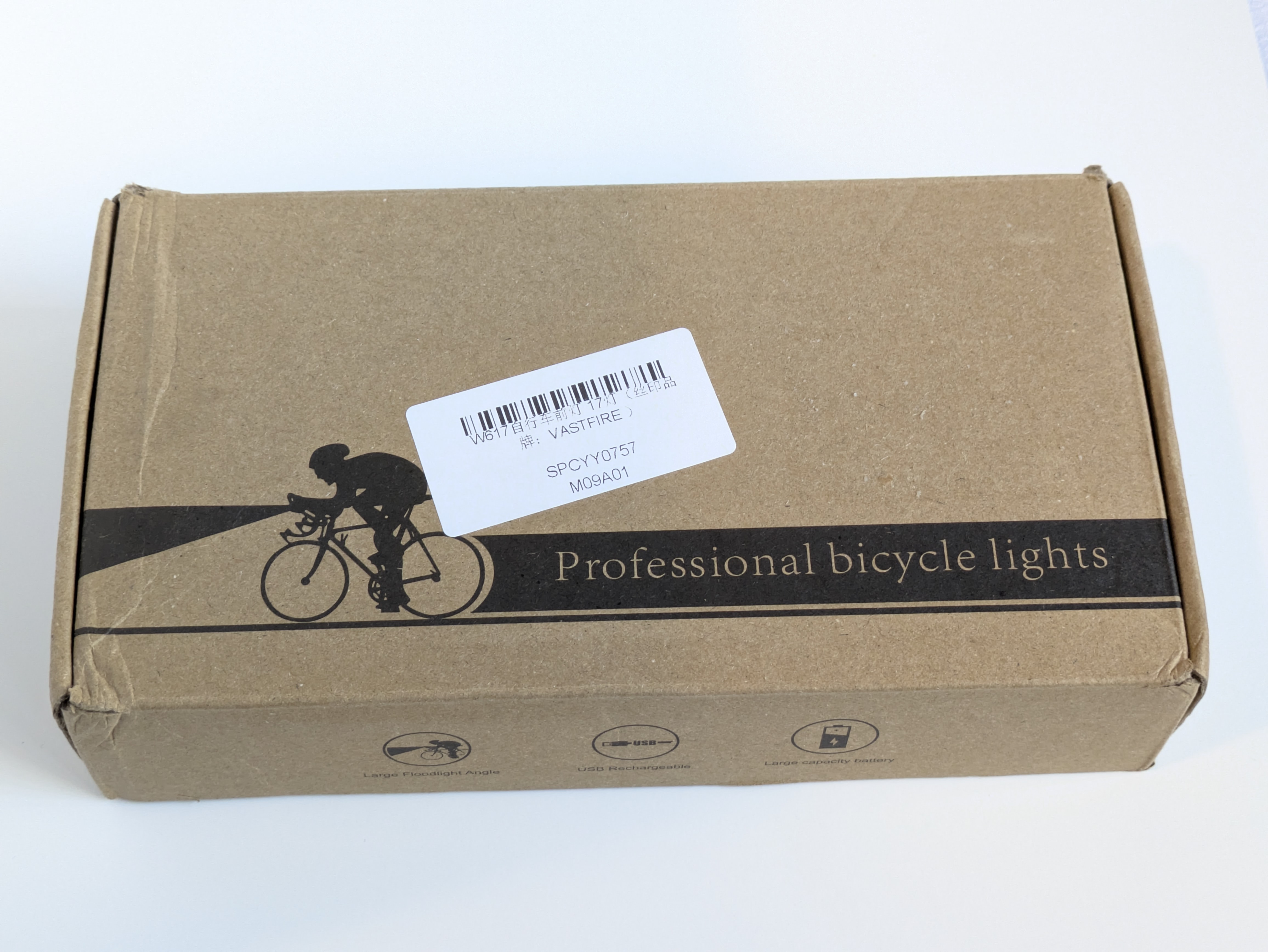 VASTFIRE Bicycle Front Light | 17 LED 25500 Lumen | Waterproof | USB Charging