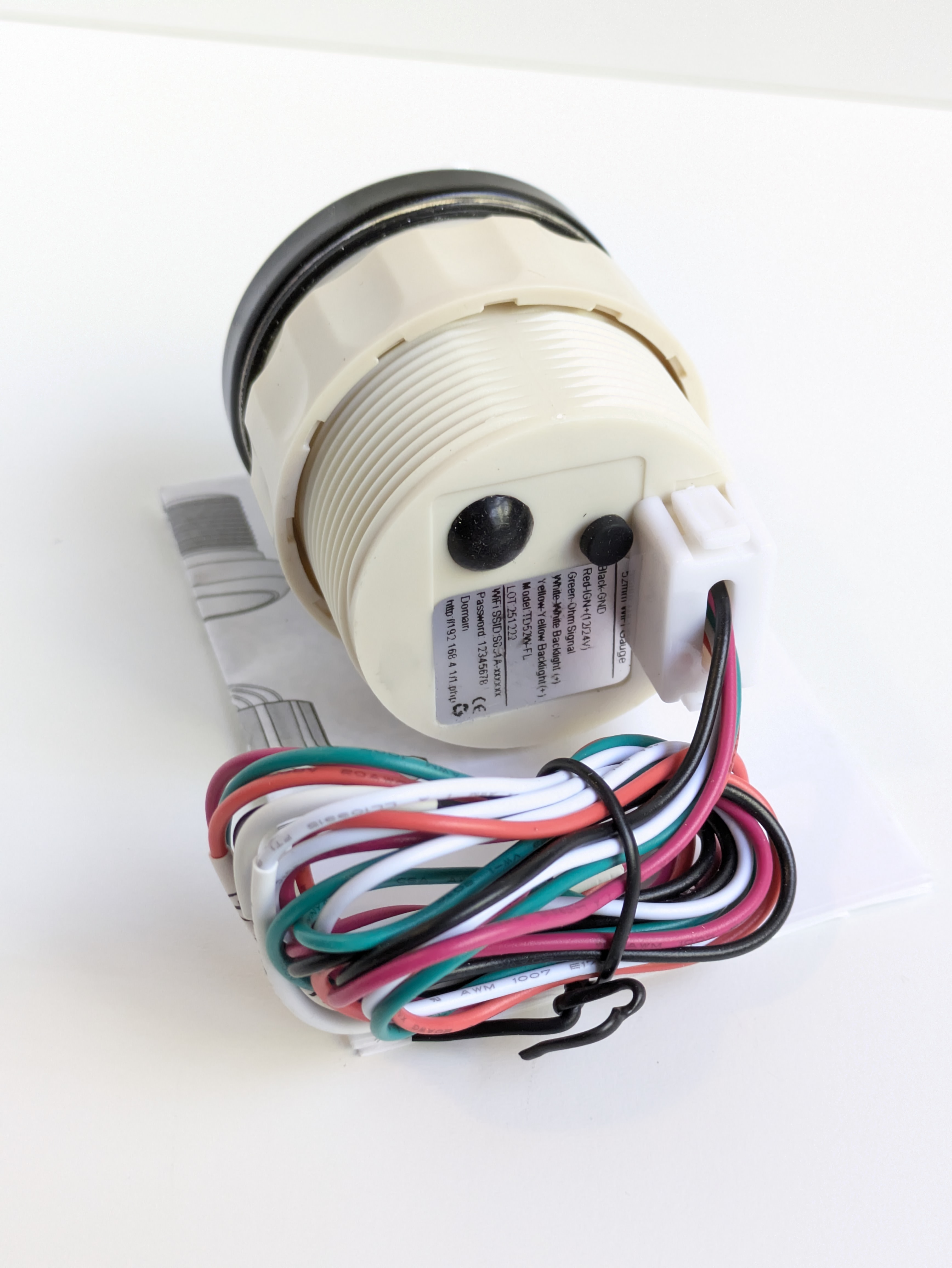 ELING 52mm WiFi Fuel Level Meter for Car and Boat - 12V 24V Compatible