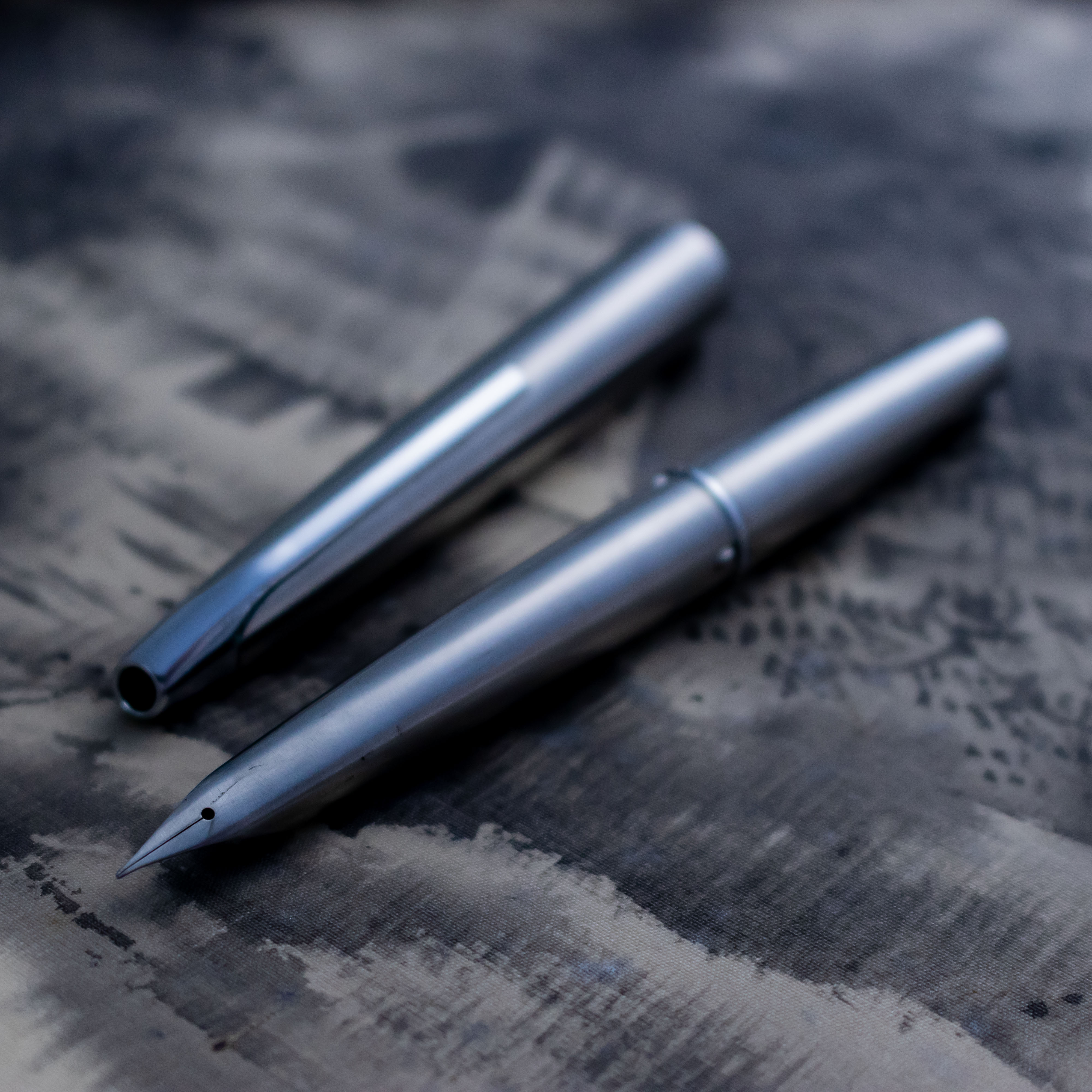 Japanese Vintage 1970`s Pilot MYU 701 H576 Full Steel F Nib
