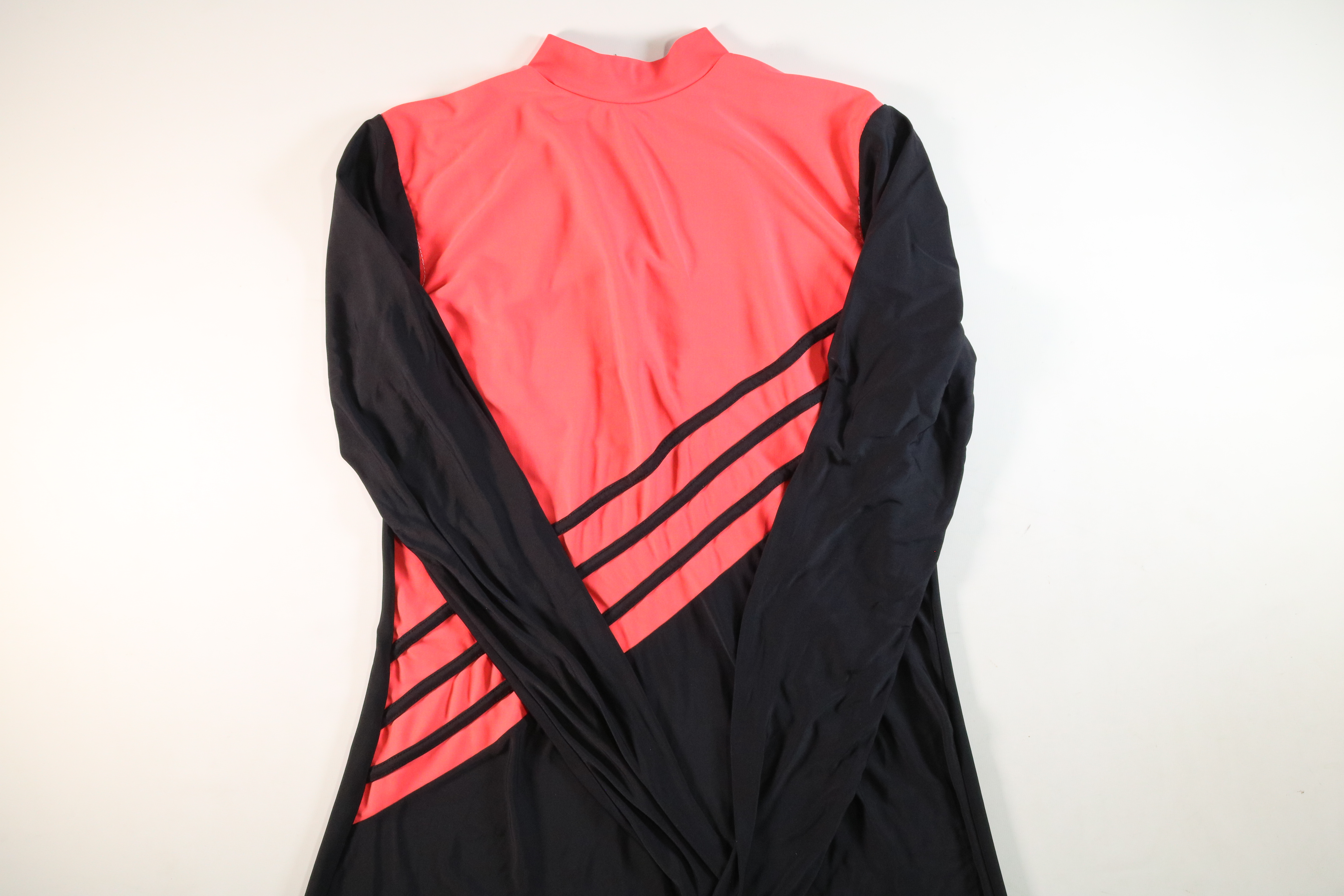 Womens Vagues Long Sleeve Pink And Black Top Size S Small EUC