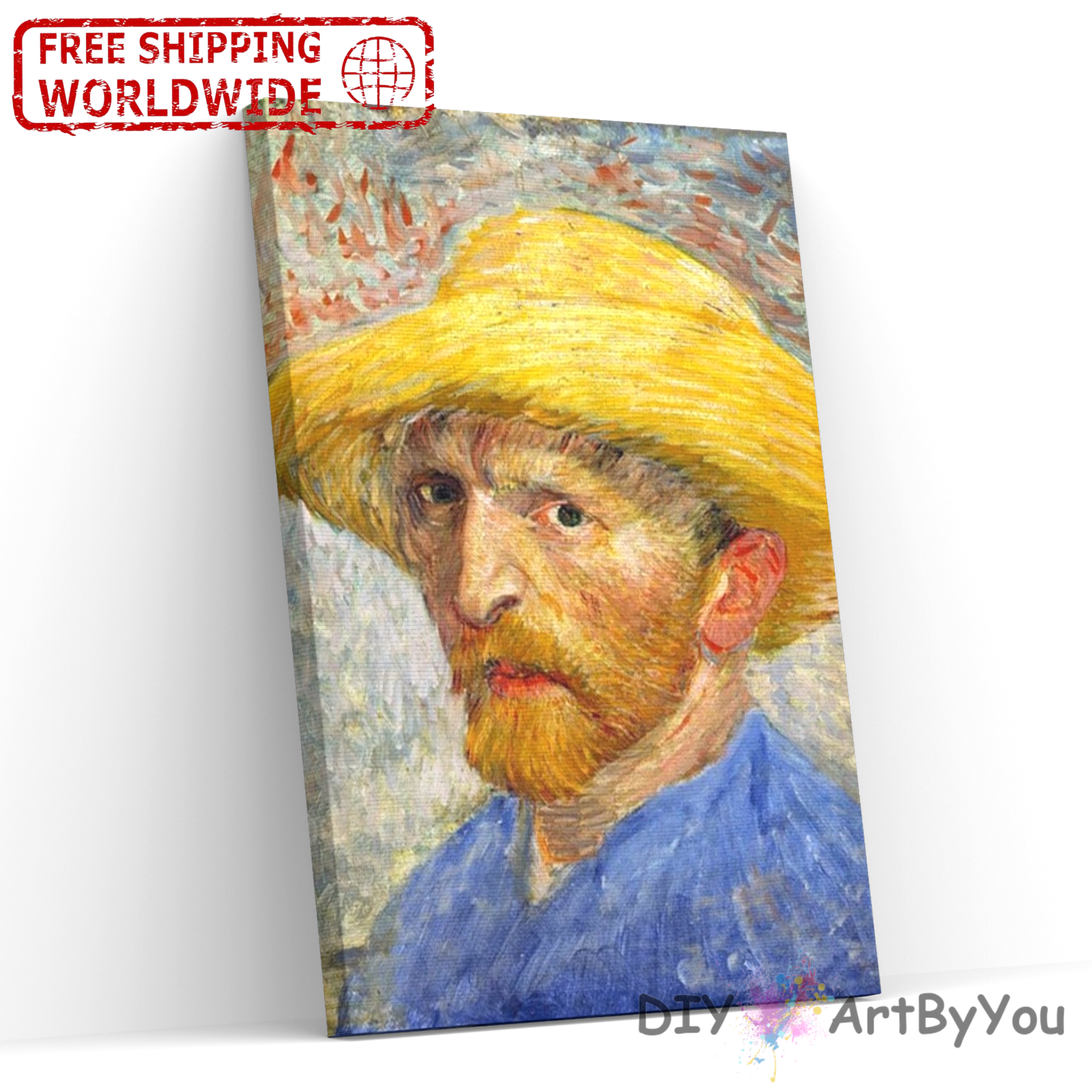 Paint By Numbers Kit Van Gogh Starry Night Abstract Canvas Framed Art Acrylic