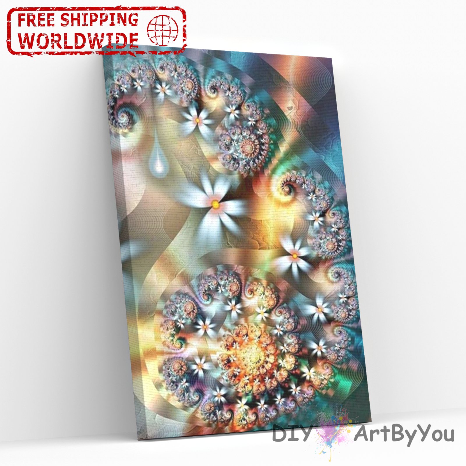Paint By Numbers Kit Pattern Abstract Wall Canvas Art Oil Acrylic Draw Adult DIY