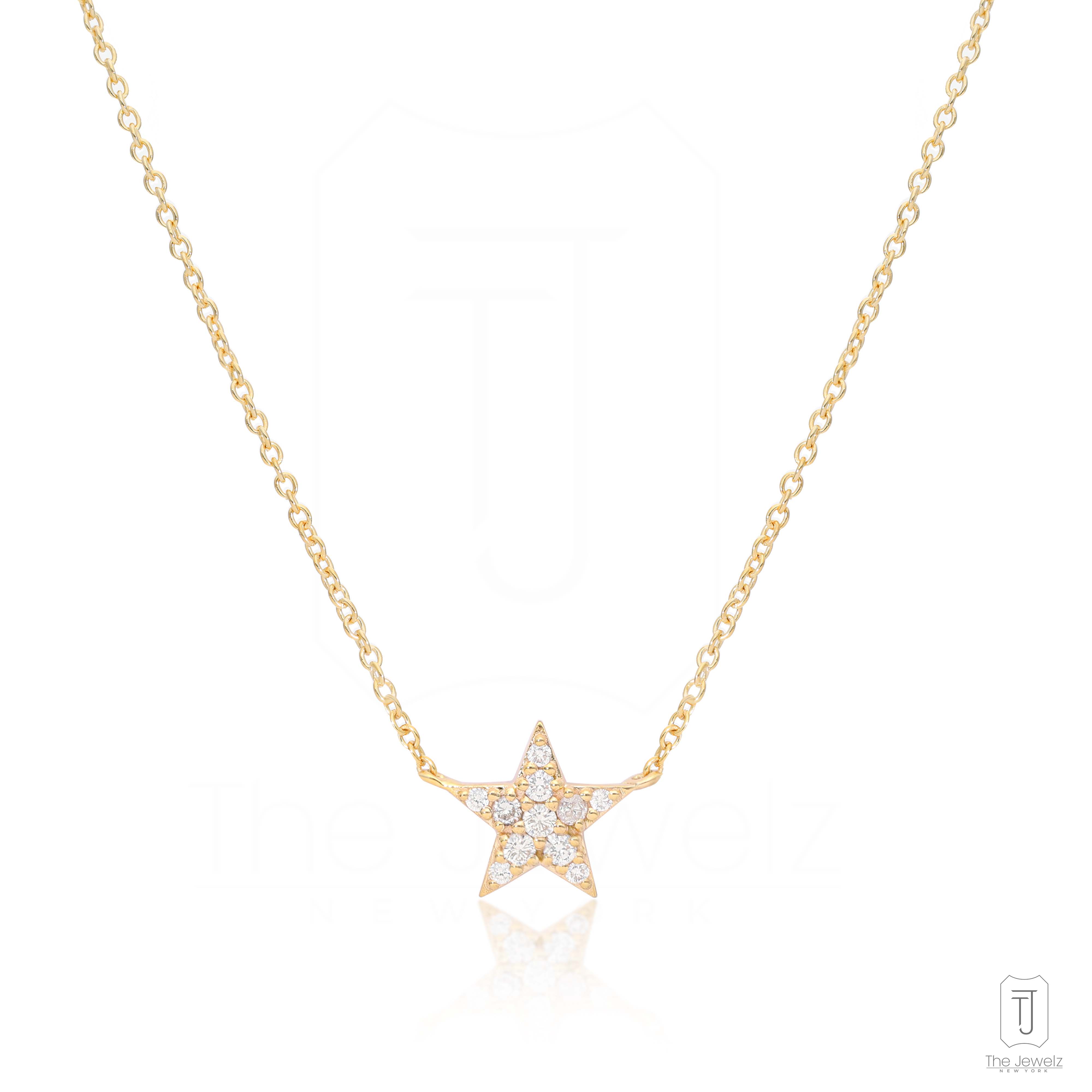 Diamonds Star Choker Necklace - TheJewelz - Picture 6 of 8