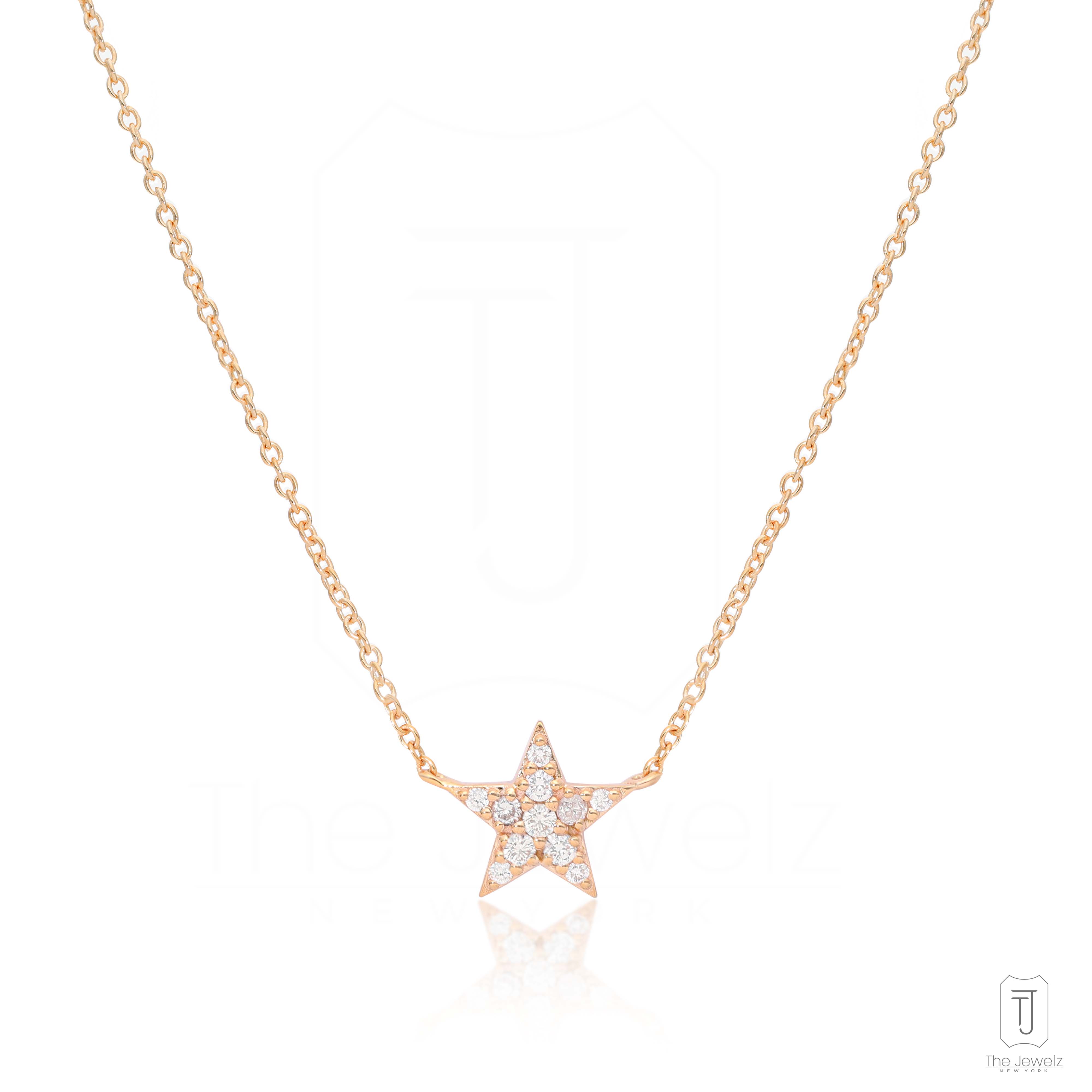 Diamonds Star Choker Necklace - TheJewelz - Picture 7 of 8