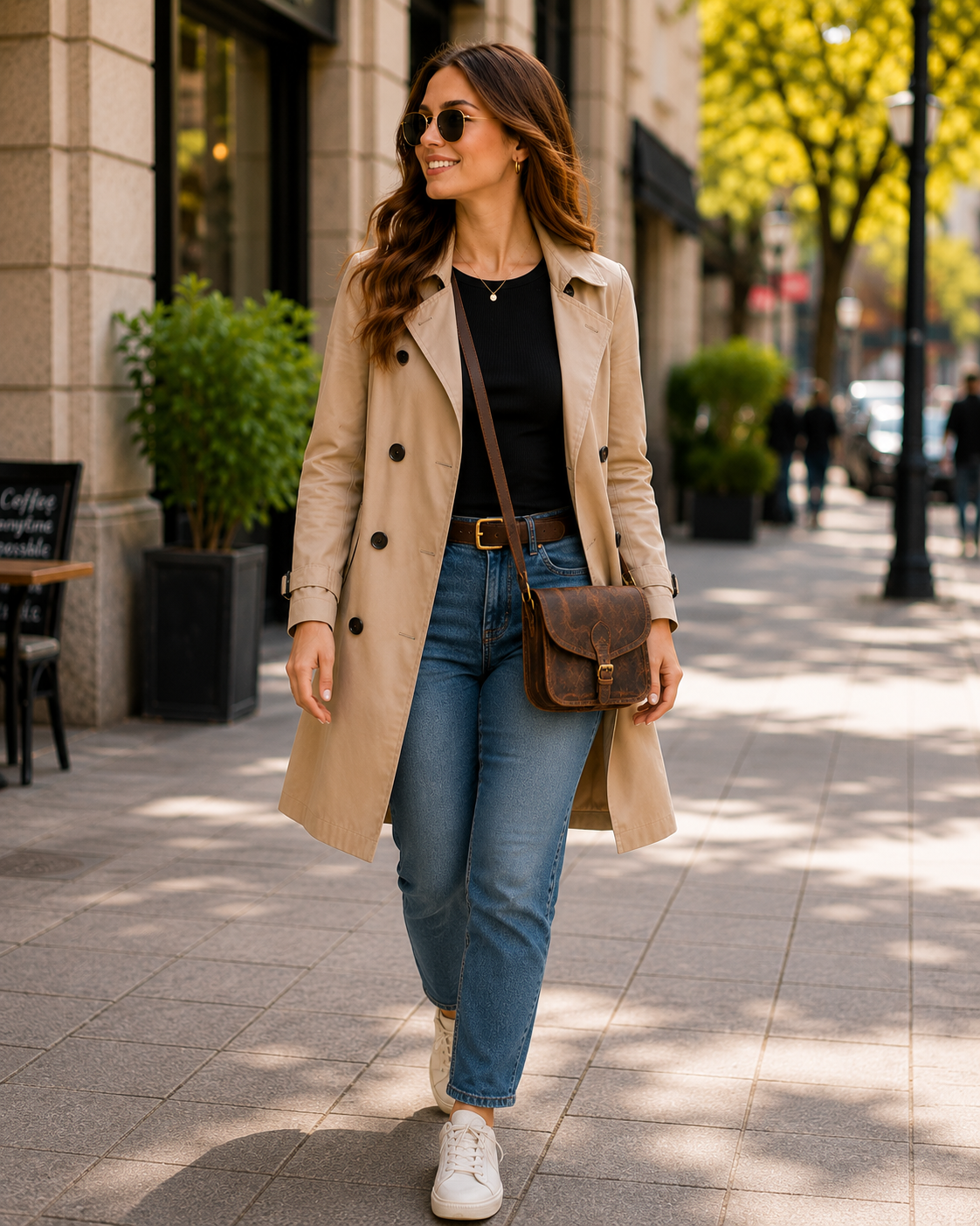 Leather crossbody bag product details