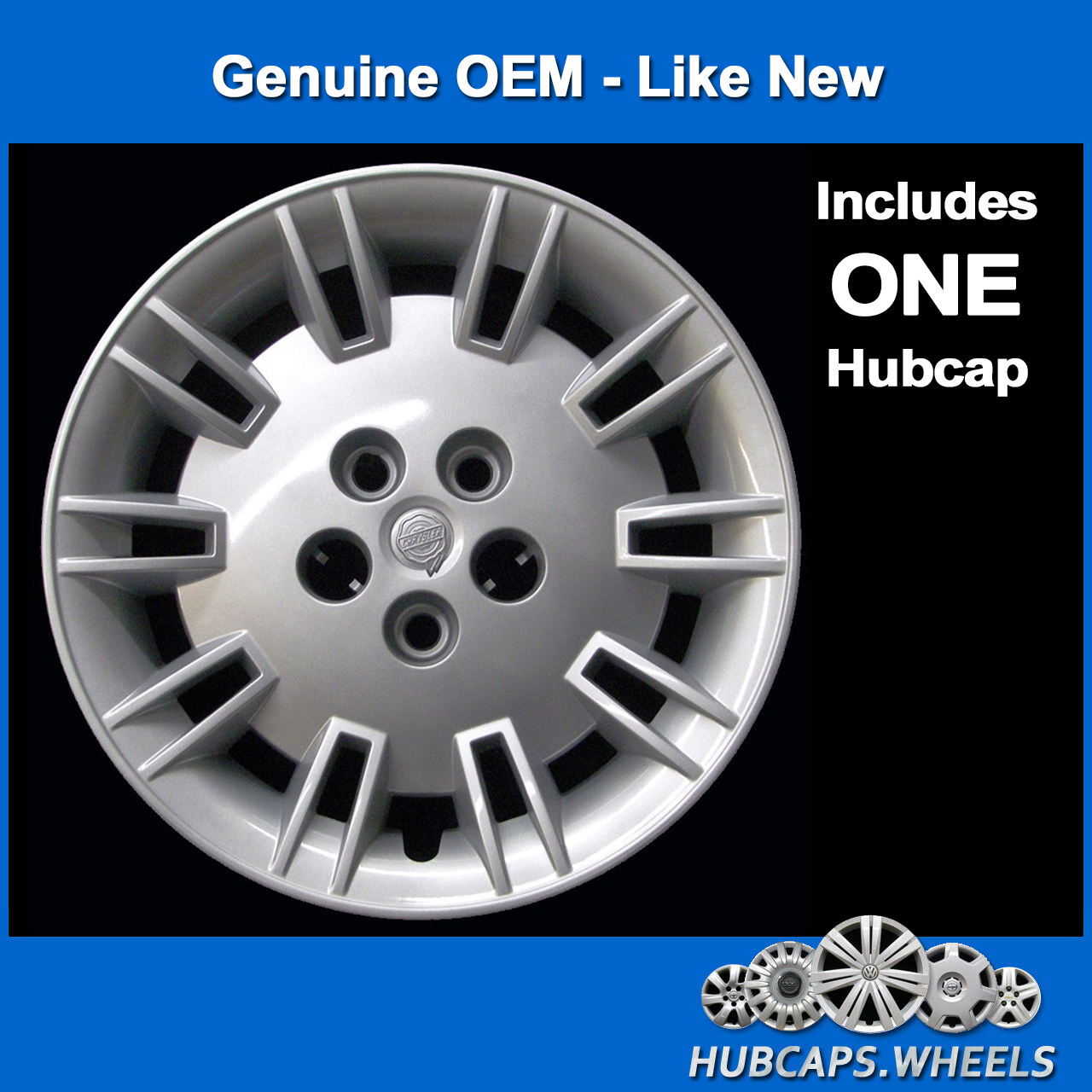 Hubcap for 2005-2007 Chrysler 300 Genuine Factory Original OEM 8022 Wheel Cover - Picture 2 of 6