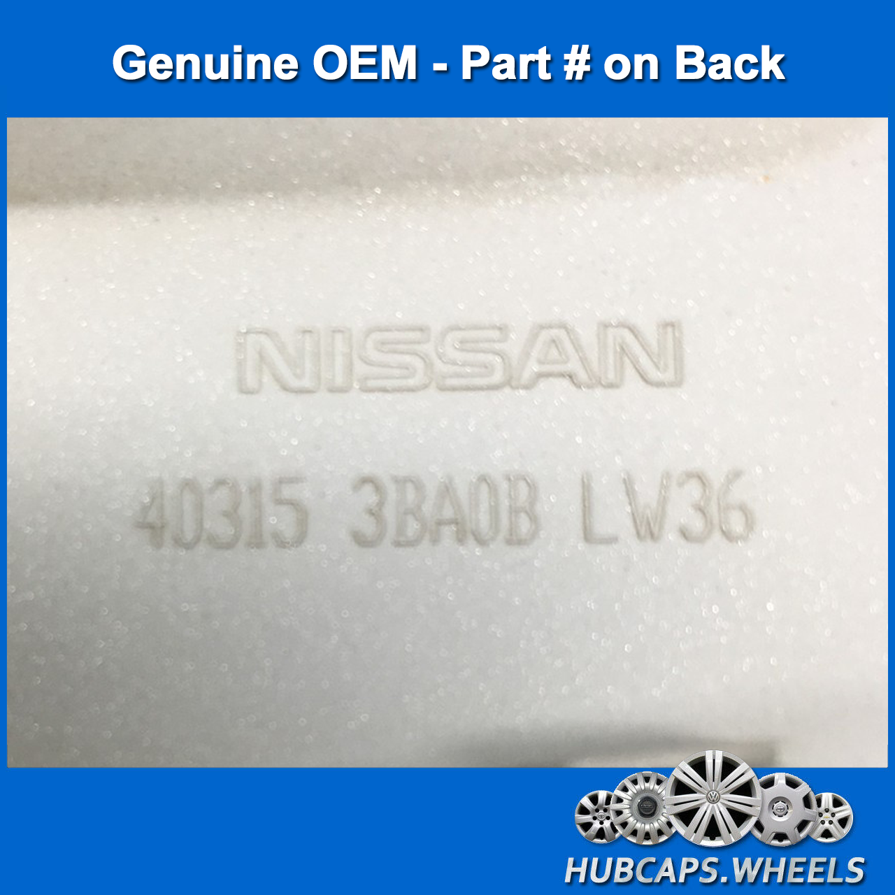 Hubcap Set Nissan Versa 2012-2019 Genuine OEM 15-inch Wheel Cover Silver 53087 - Picture 6 of 6