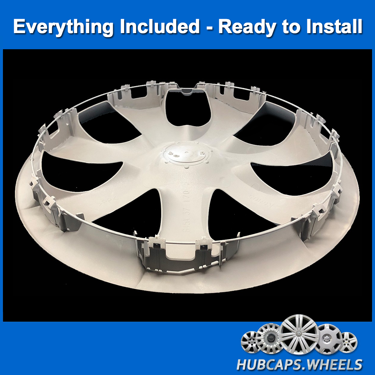 Hubcap Set for Mazda CX-3, Mazda3 2014-2022 Genuine OEM 16-in Wheel Cover 56557 - Picture 4 of 6