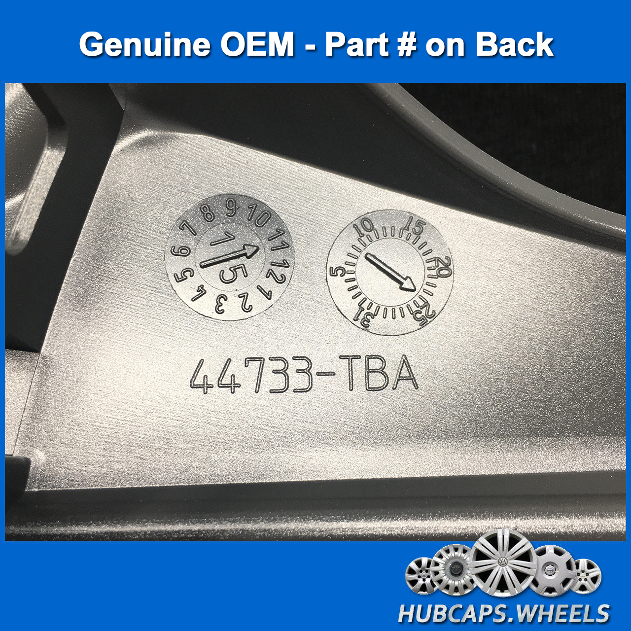 Hubcap Set for Honda Civic 2016-2024 Custom Gloss Black 16-inch 55099 - Picture 6 of 6