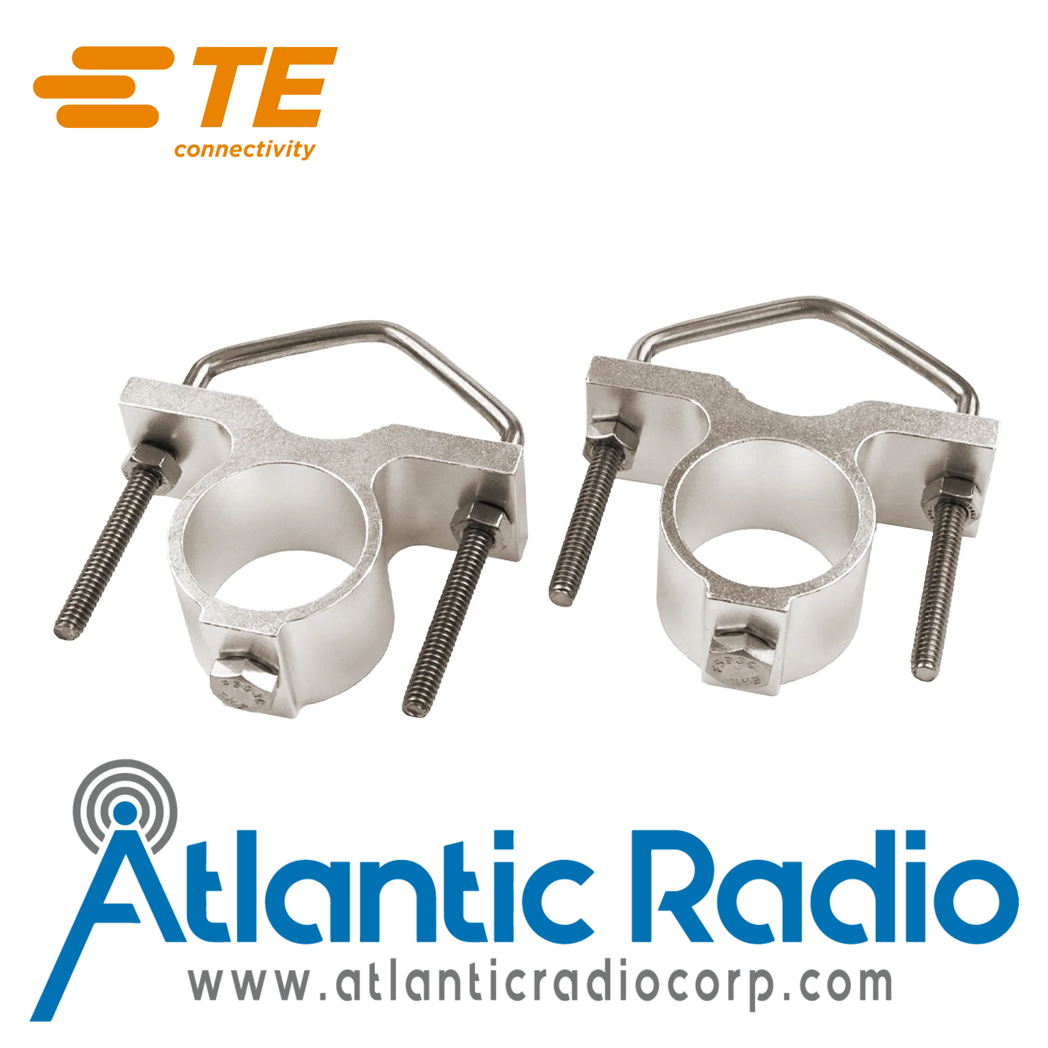 TE Connectivity FM2 Aluminum U-Bolt Mast Mount Base Antenna Mount - Picture 2 of 4