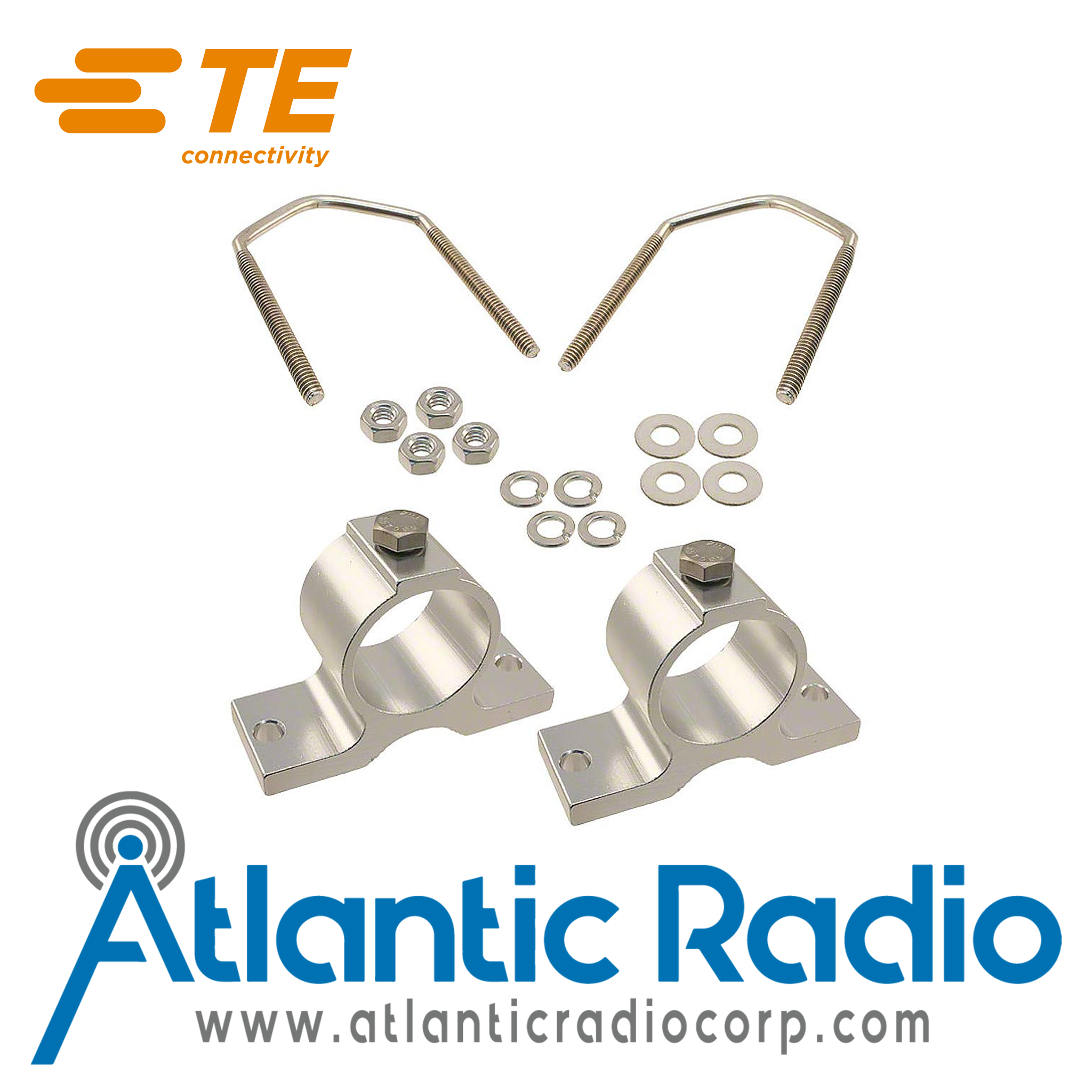 TE Connectivity FM2 Aluminum U-Bolt Mast Mount Base Antenna Mount - Picture 3 of 4